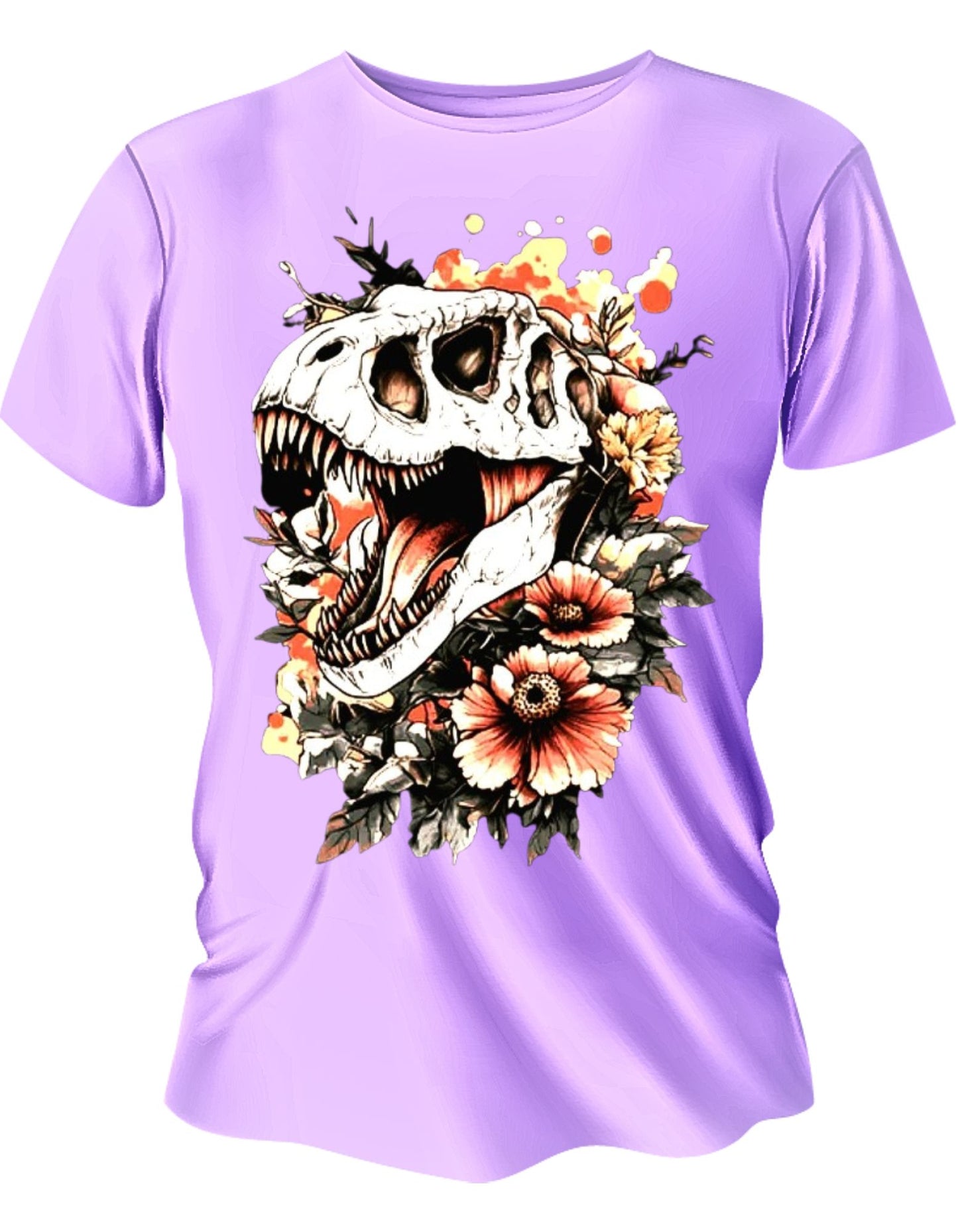 Camisa Manga Corta - Dino Flower