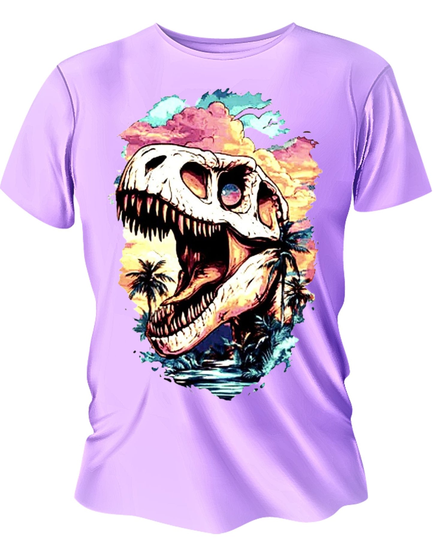 Camisa Manga Corta - Dino Sunset