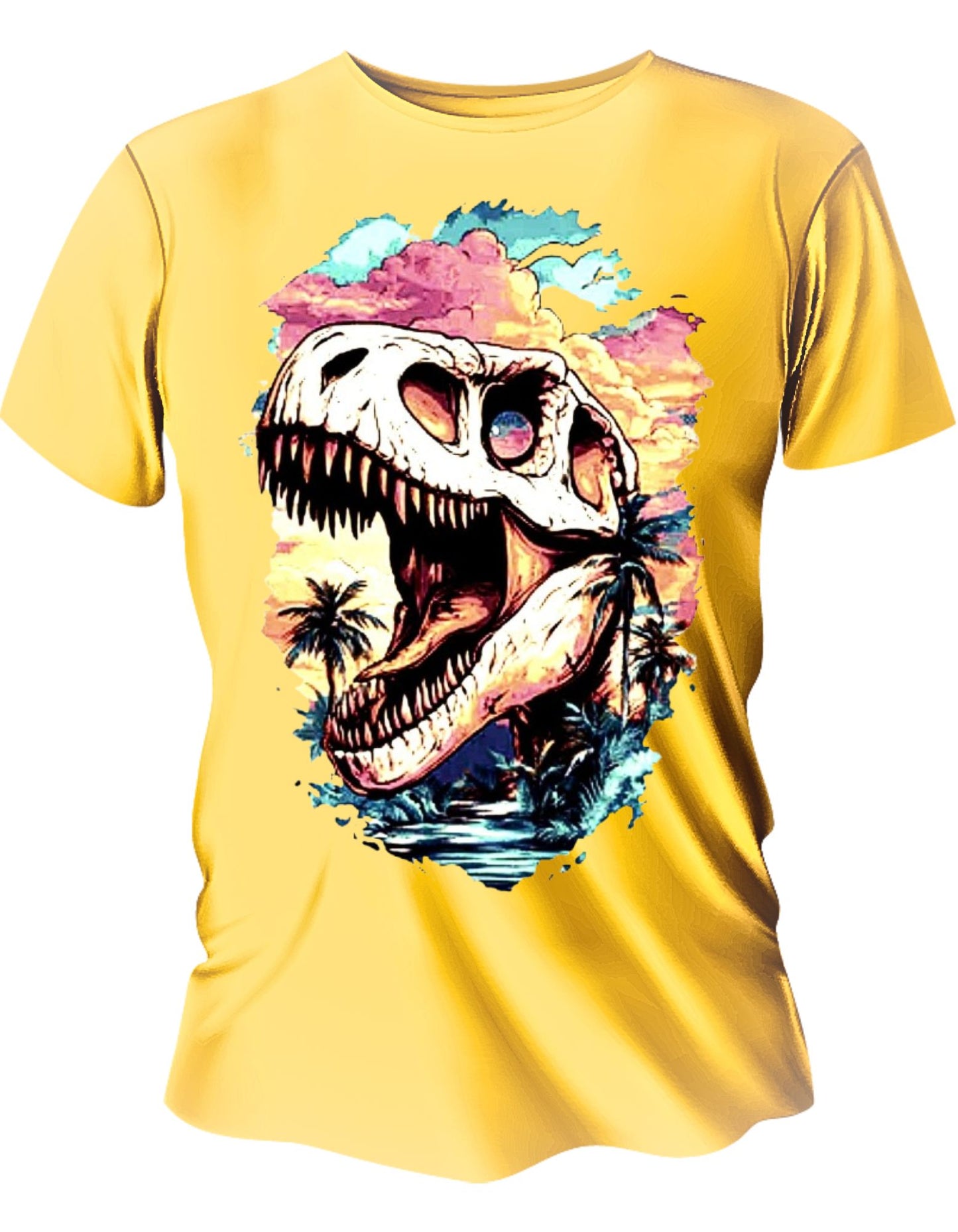 Camisa Manga Corta - Dino Sunset