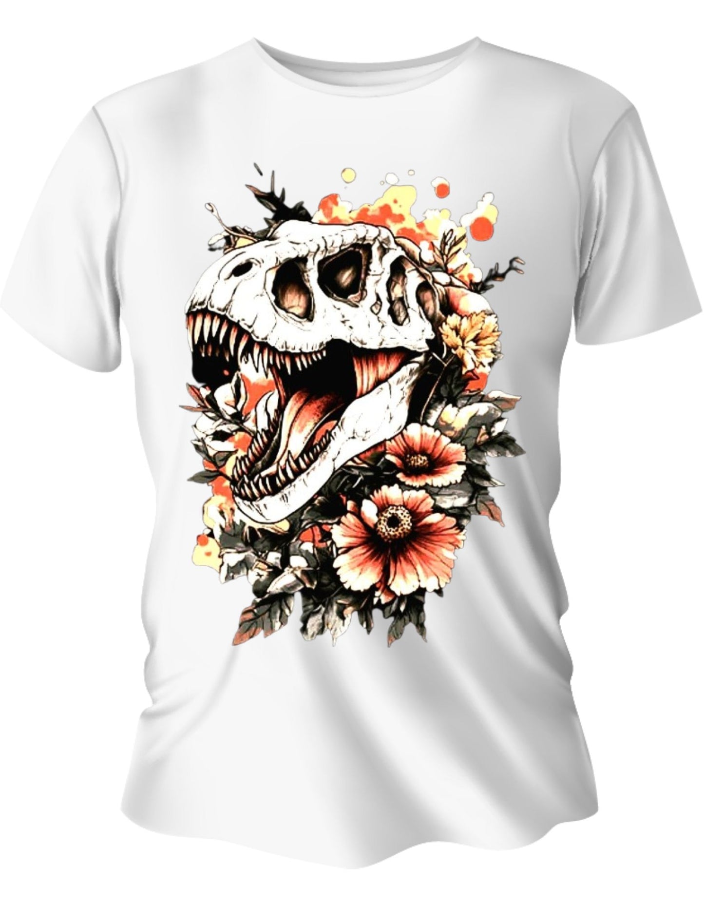 Camisa Manga Corta - Dino Flower