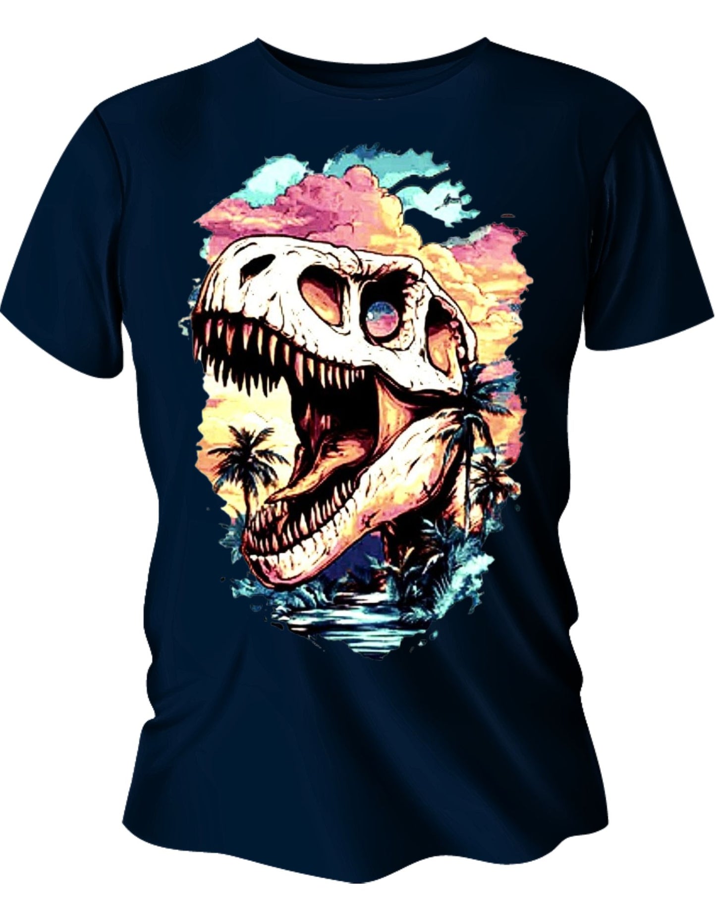 Camisa Manga Corta - Dino Sunset