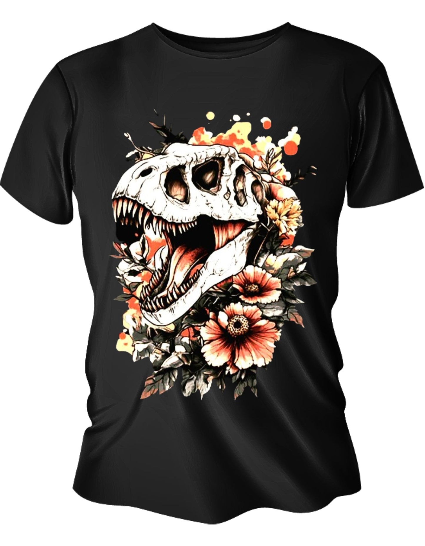 Camisa Manga Corta - Dino Flower