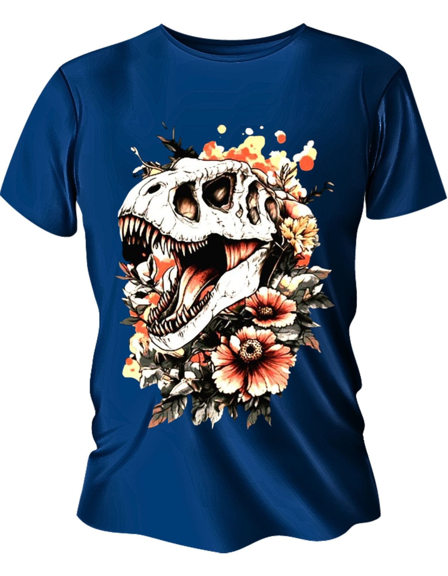 Camisa Manga Corta - Dino Flower