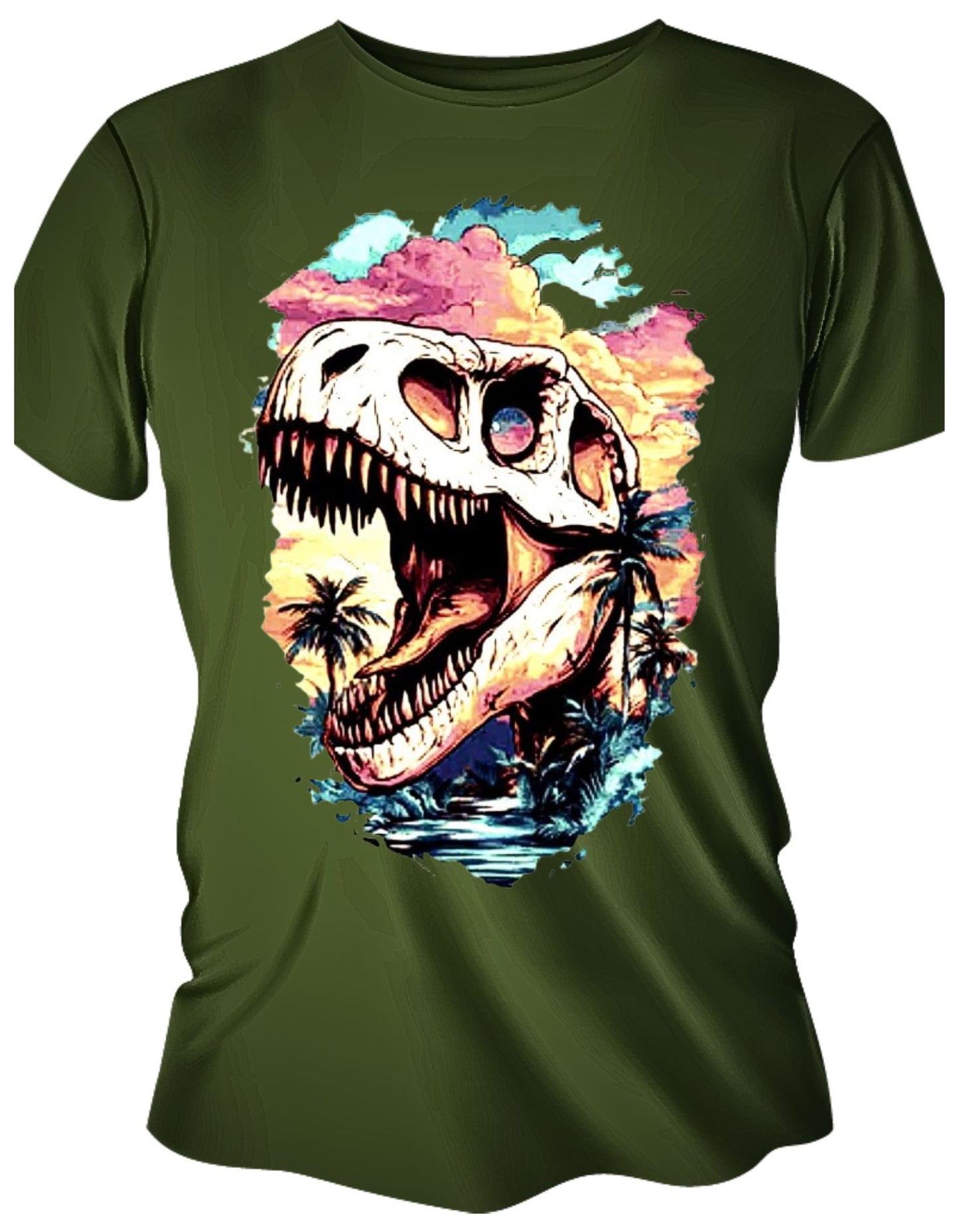 Camisa Manga Corta - Dino Sunset