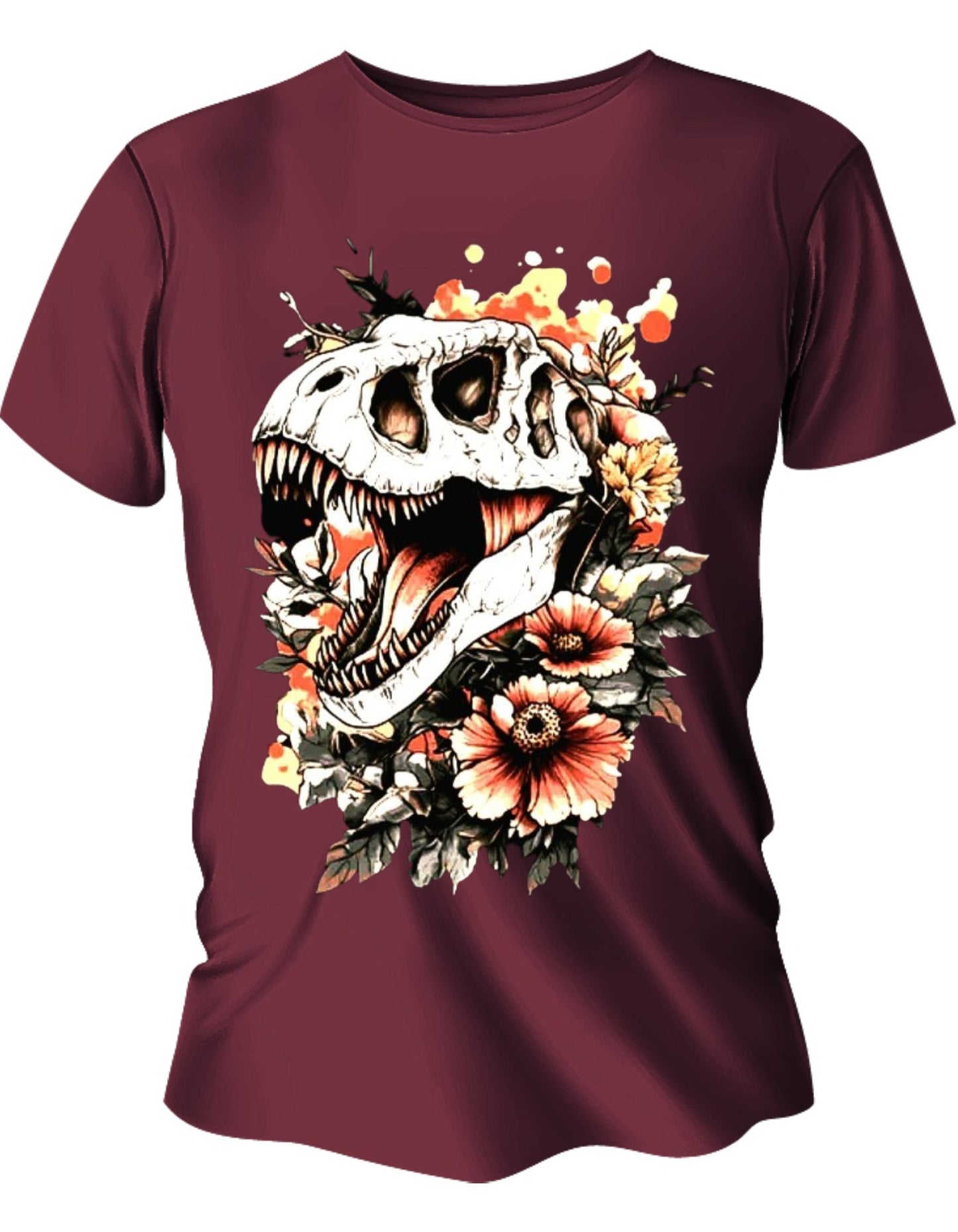 Camisa Manga Corta - Dino Flower