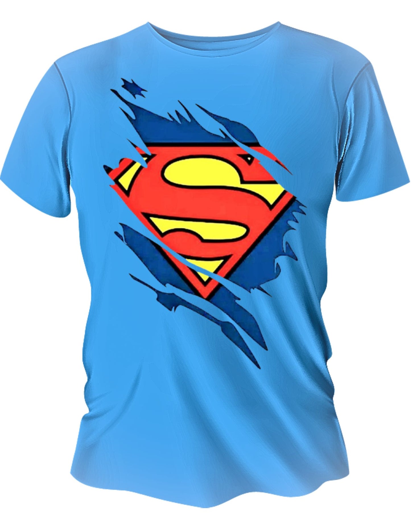 Camisa Manga Corta Para Niños - Superman Al Descubierto
