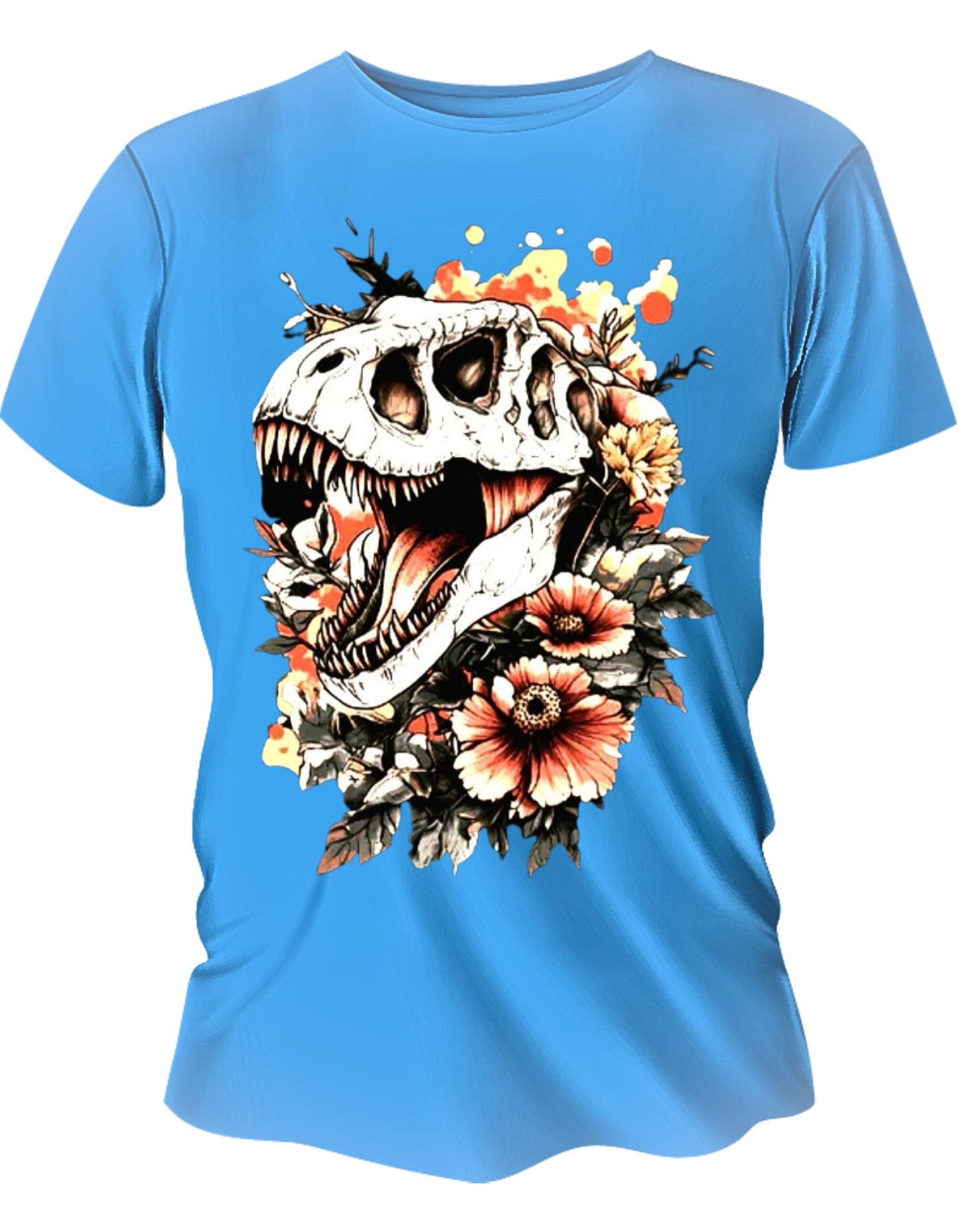 Camisa Manga Corta - Dino Flower