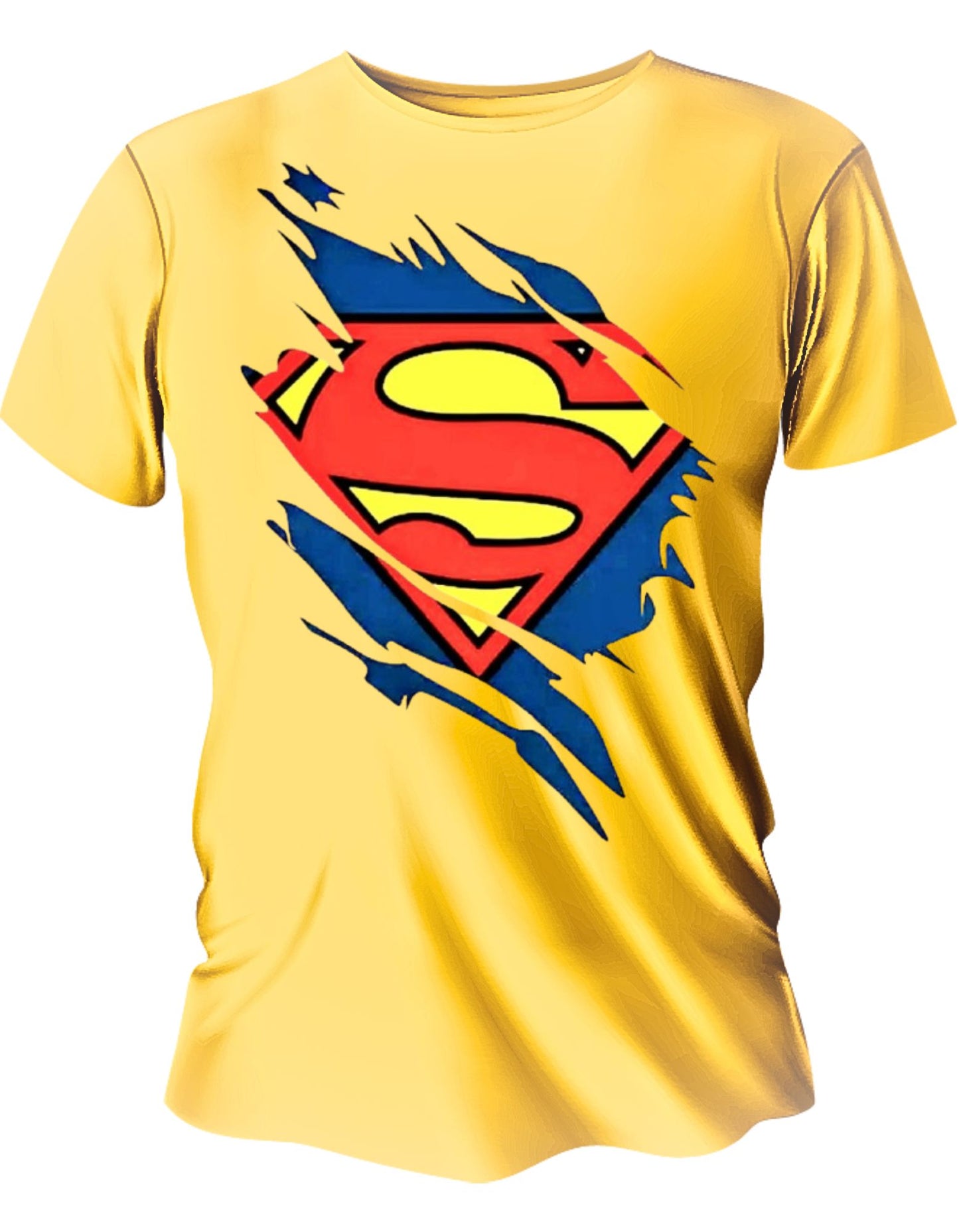 Camisa Manga Corta Para Niños - Superman Al Descubierto