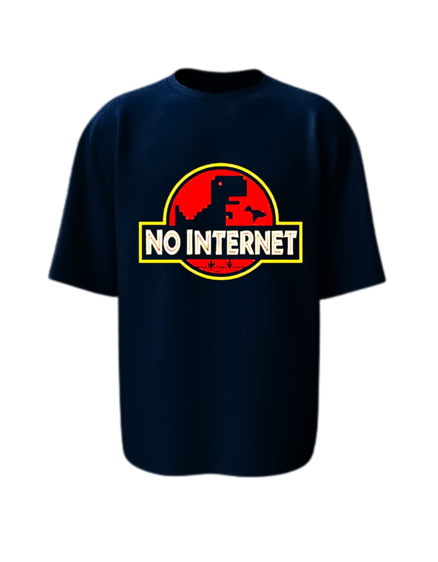 Camiseta Manga Corta Oversize - No Internet