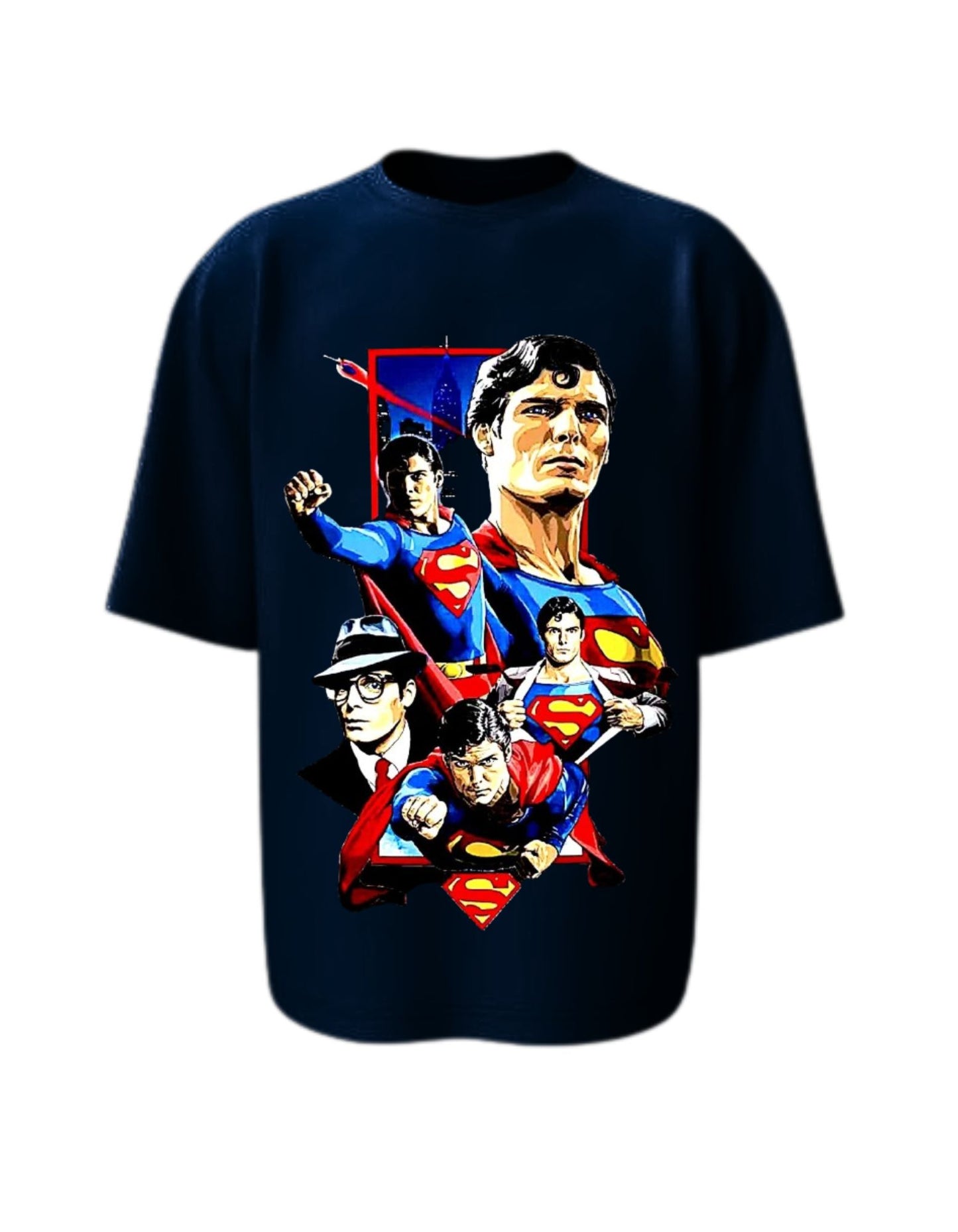 Camisa Manga Corta Oversize - The Best Superman