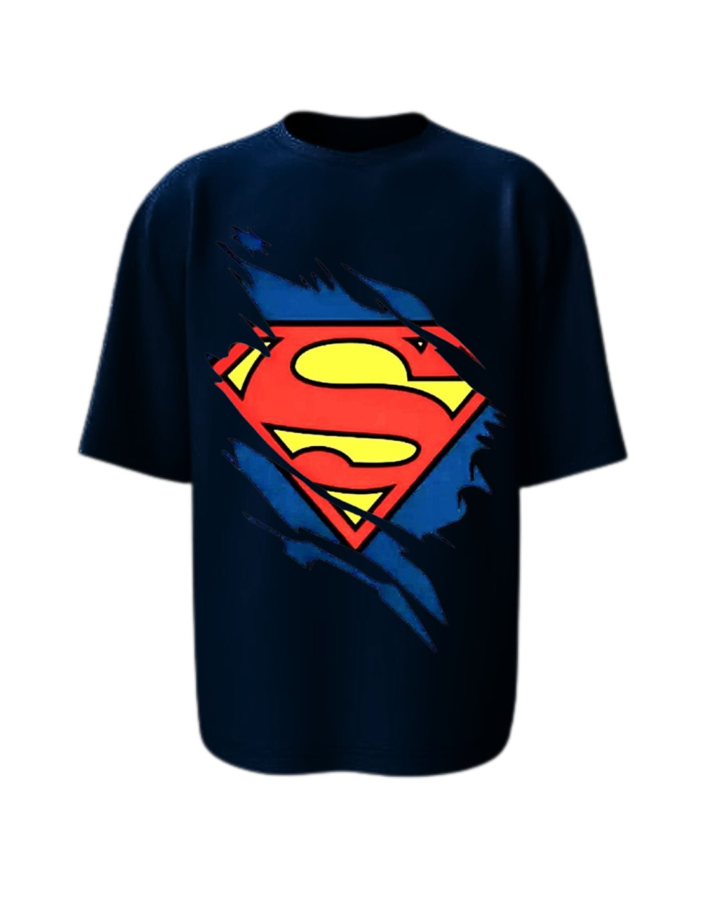 Camisa Manga Corta Oversize - Superman Al Descubierto
