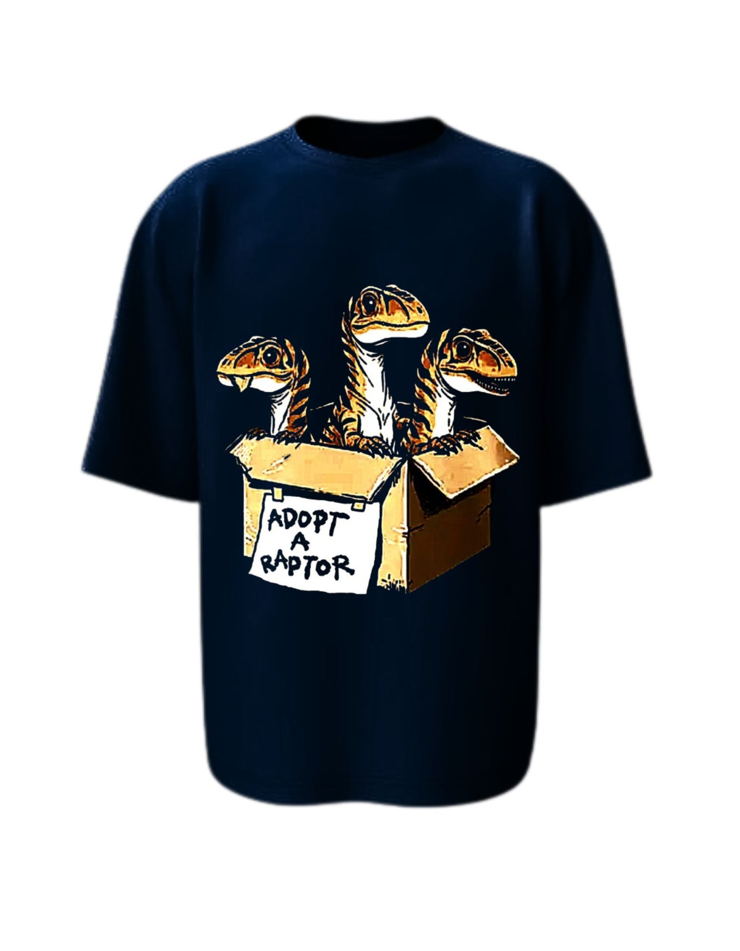 Camisa Manga Corta Oversize - Adopta Un Raptor