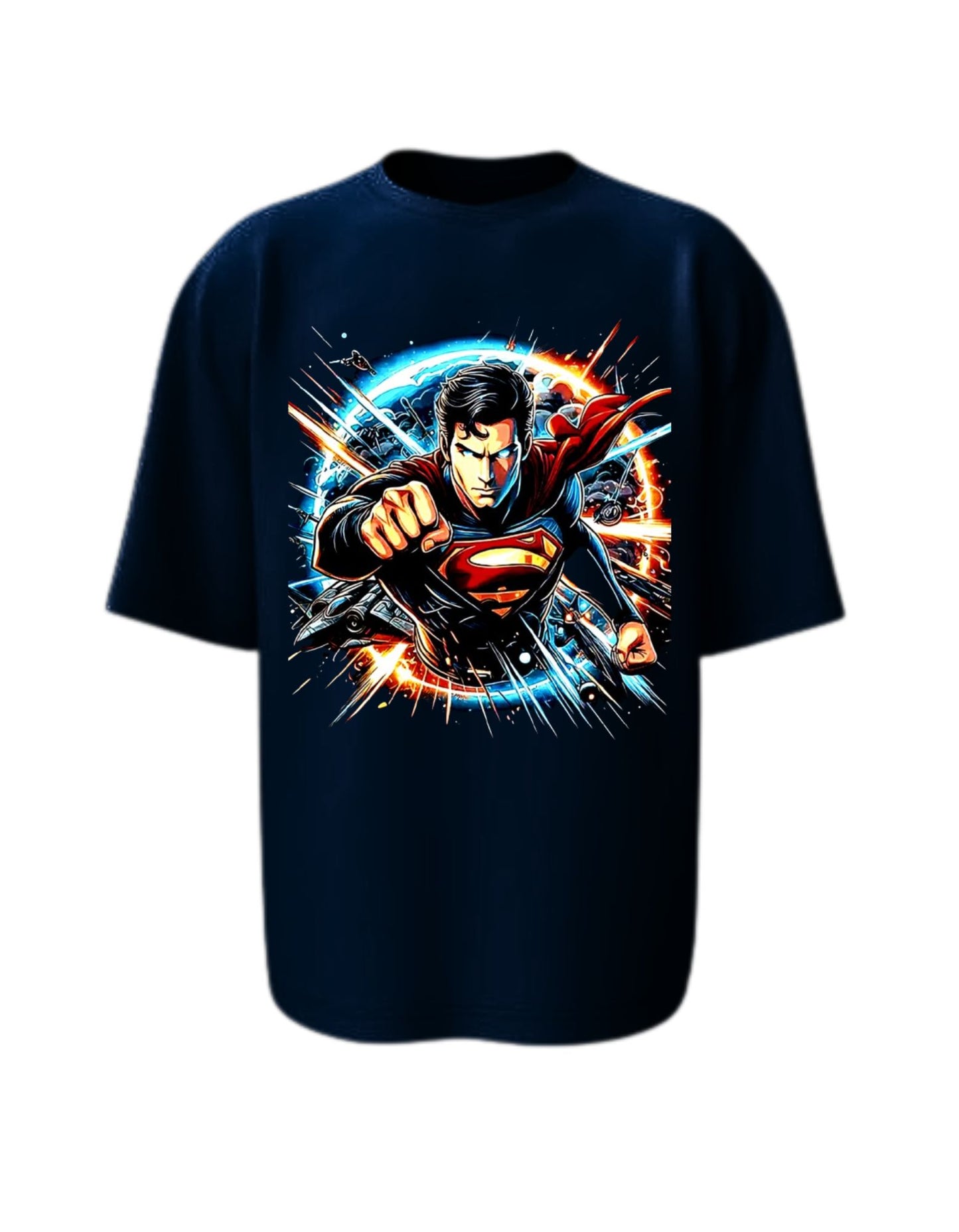 Camisa Manga Corta Oversize - Superman
