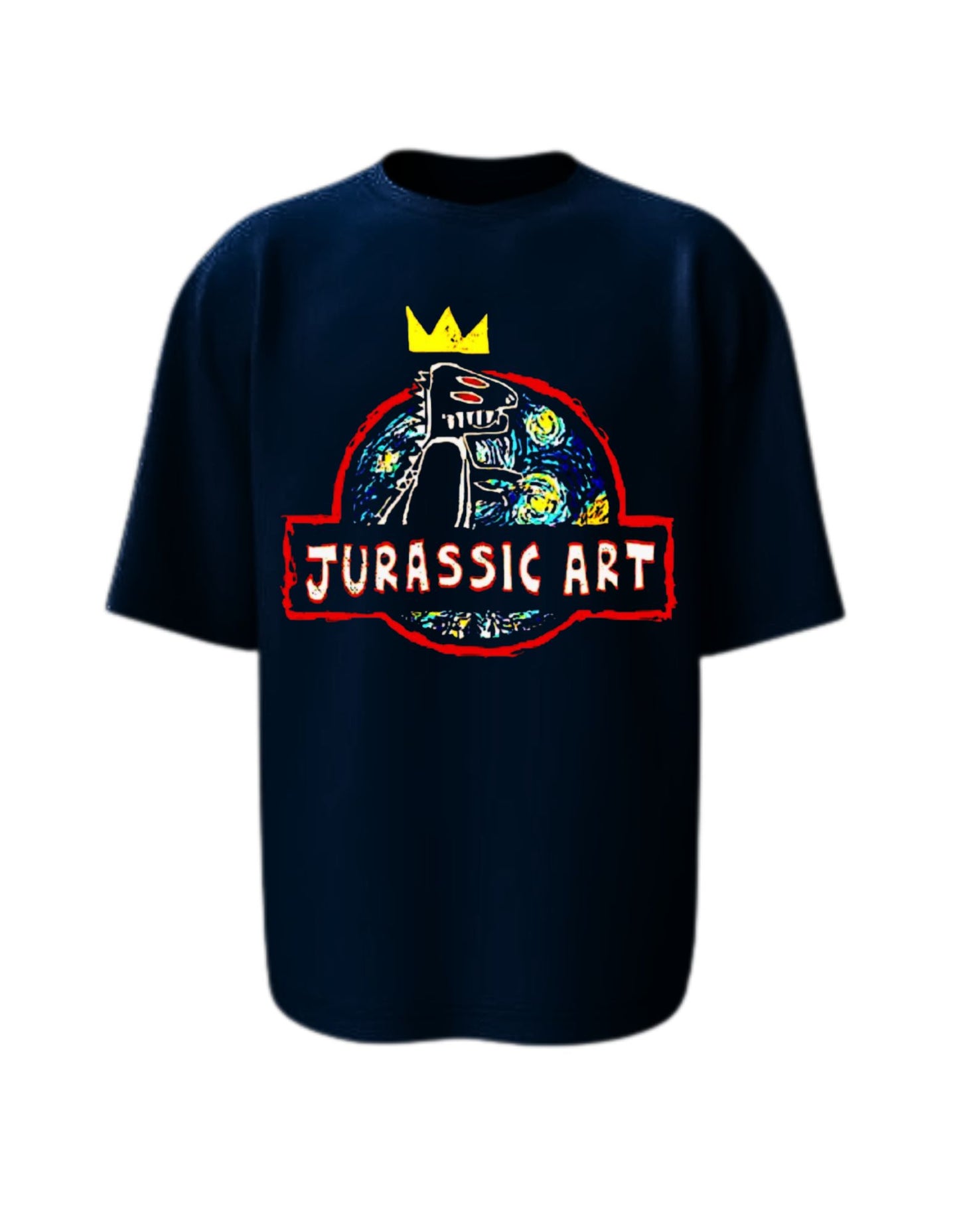 Camisa Manga Corta Oversize - Jurassic Art