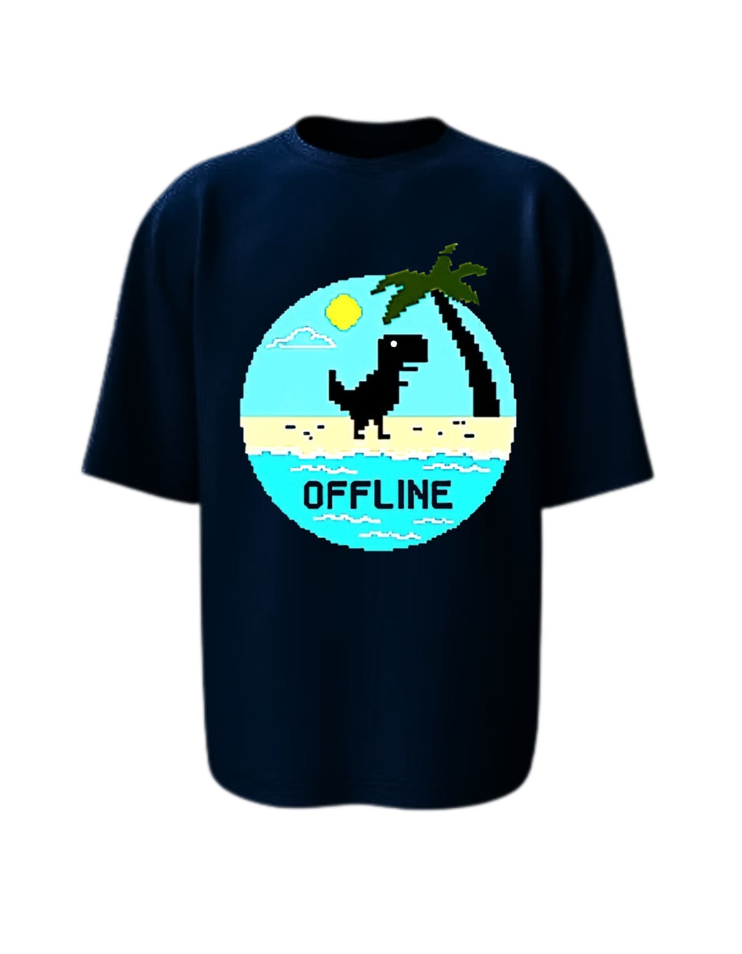 Camisa Manga Corta Oversize - Offline