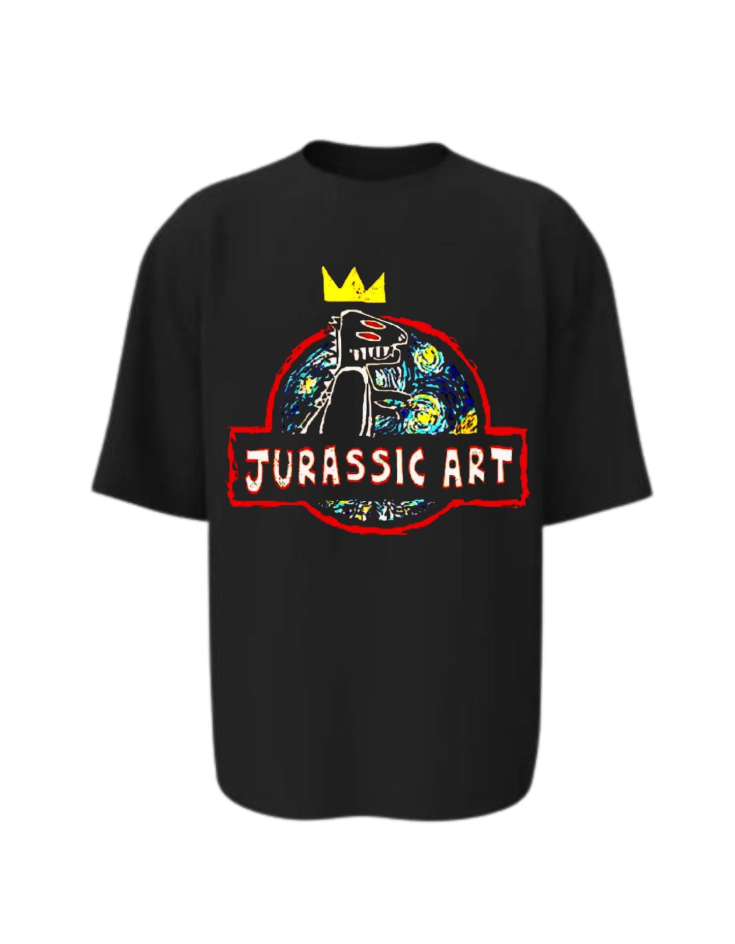 Camisa Manga Corta Oversize - Jurassic Art