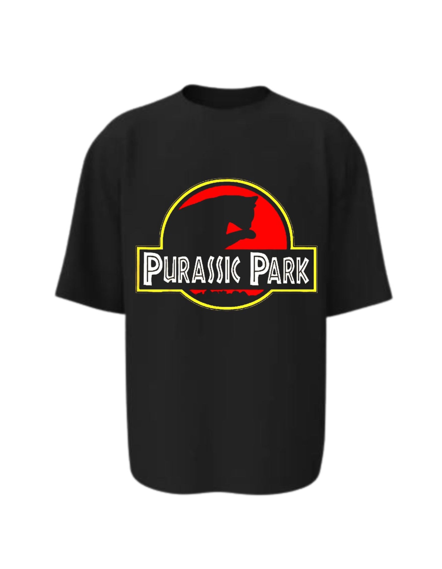 Camisa Manga Corta Oversize - Purassic Park