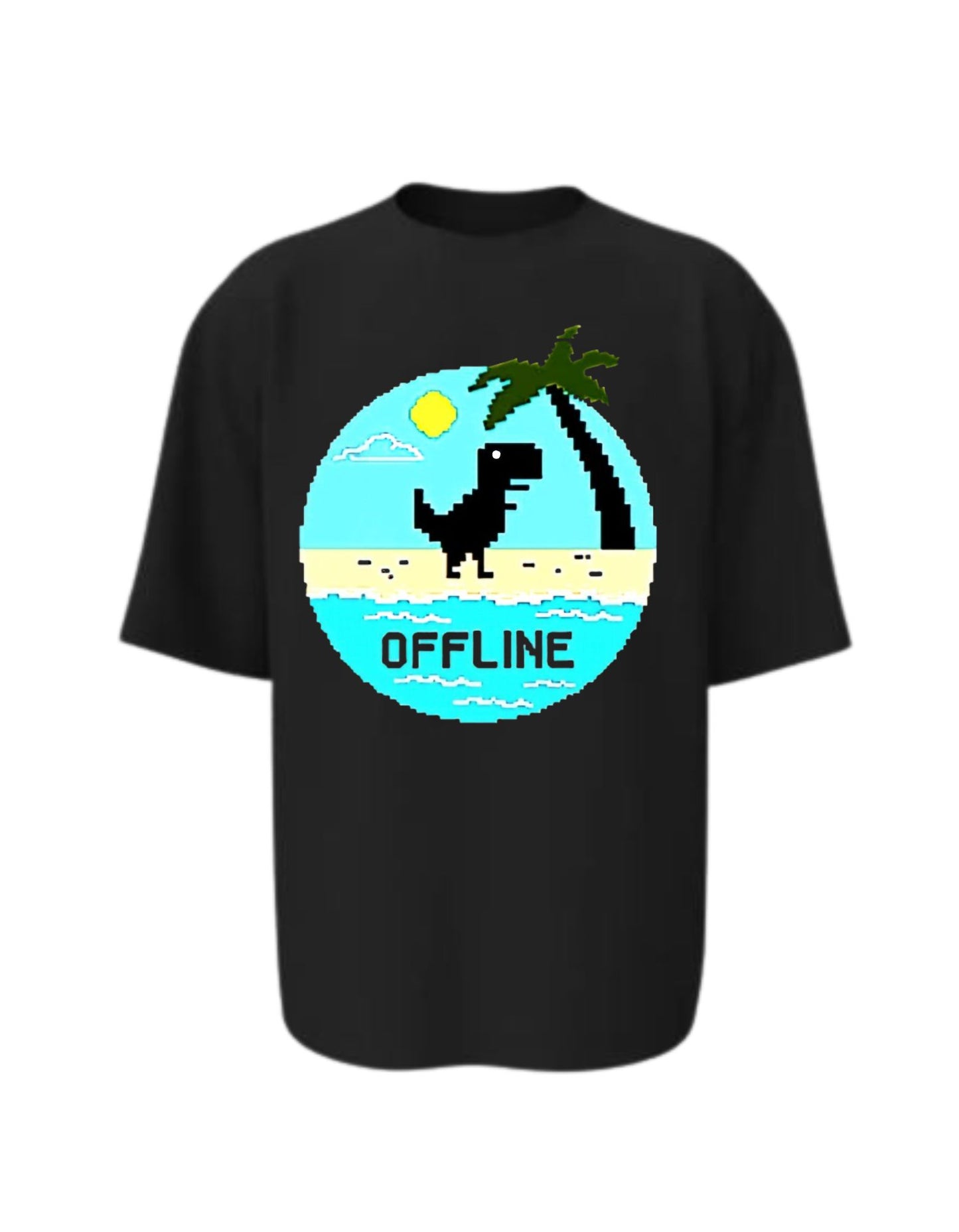 Camisa Manga Corta Oversize - Offline