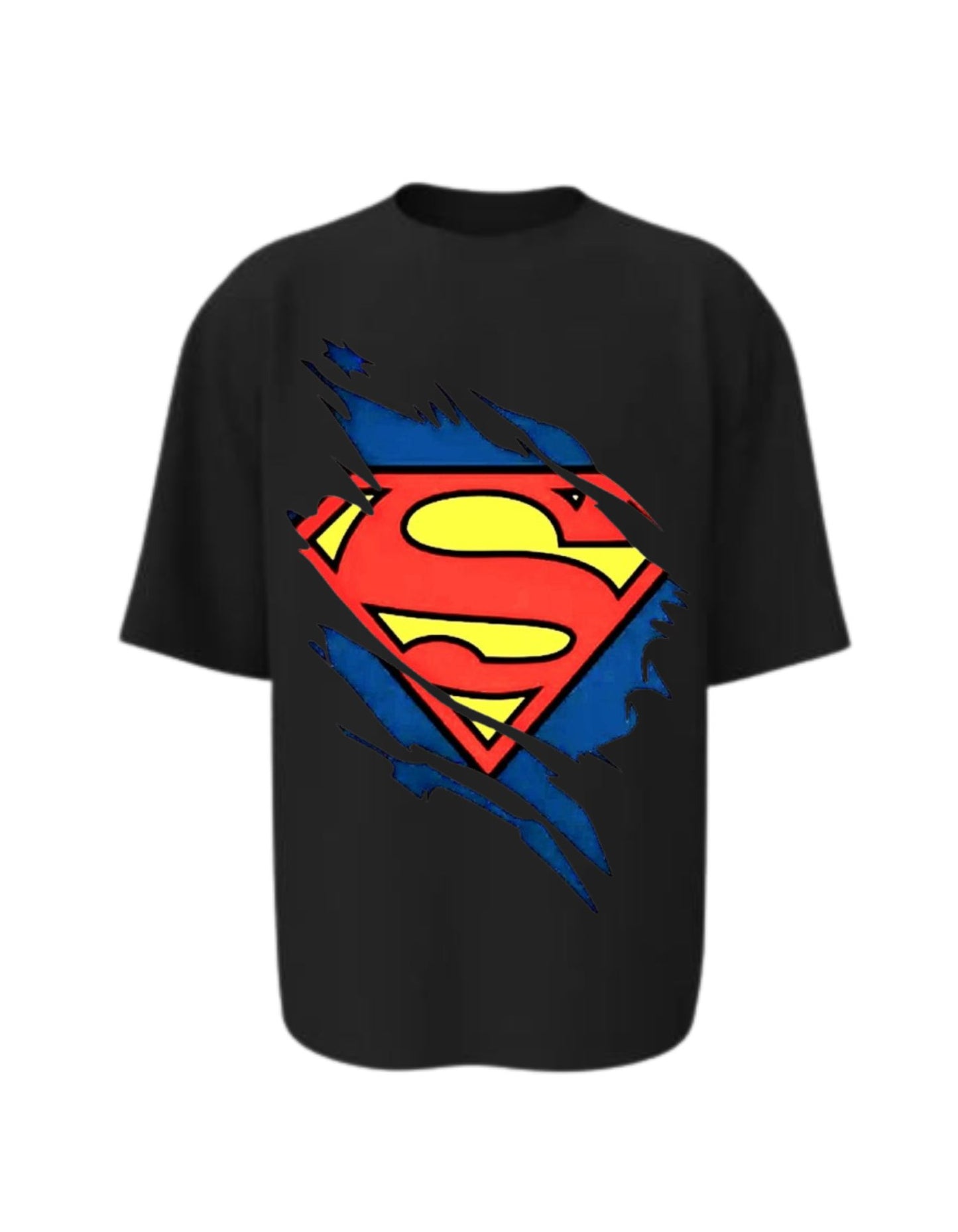 Camisa Manga Corta Oversize - Superman Al Descubierto