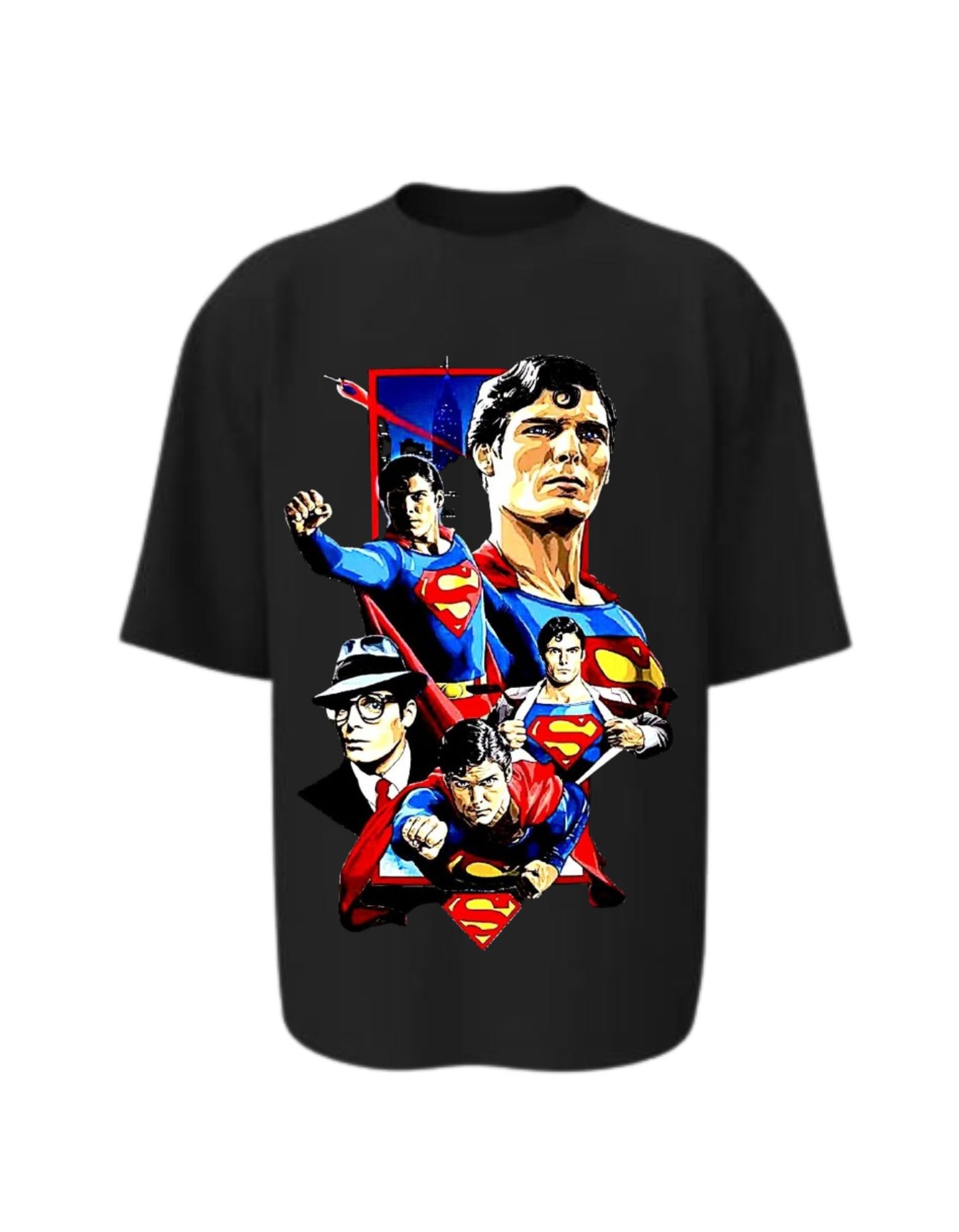 Camisa Manga Corta Oversize - The Best Superman