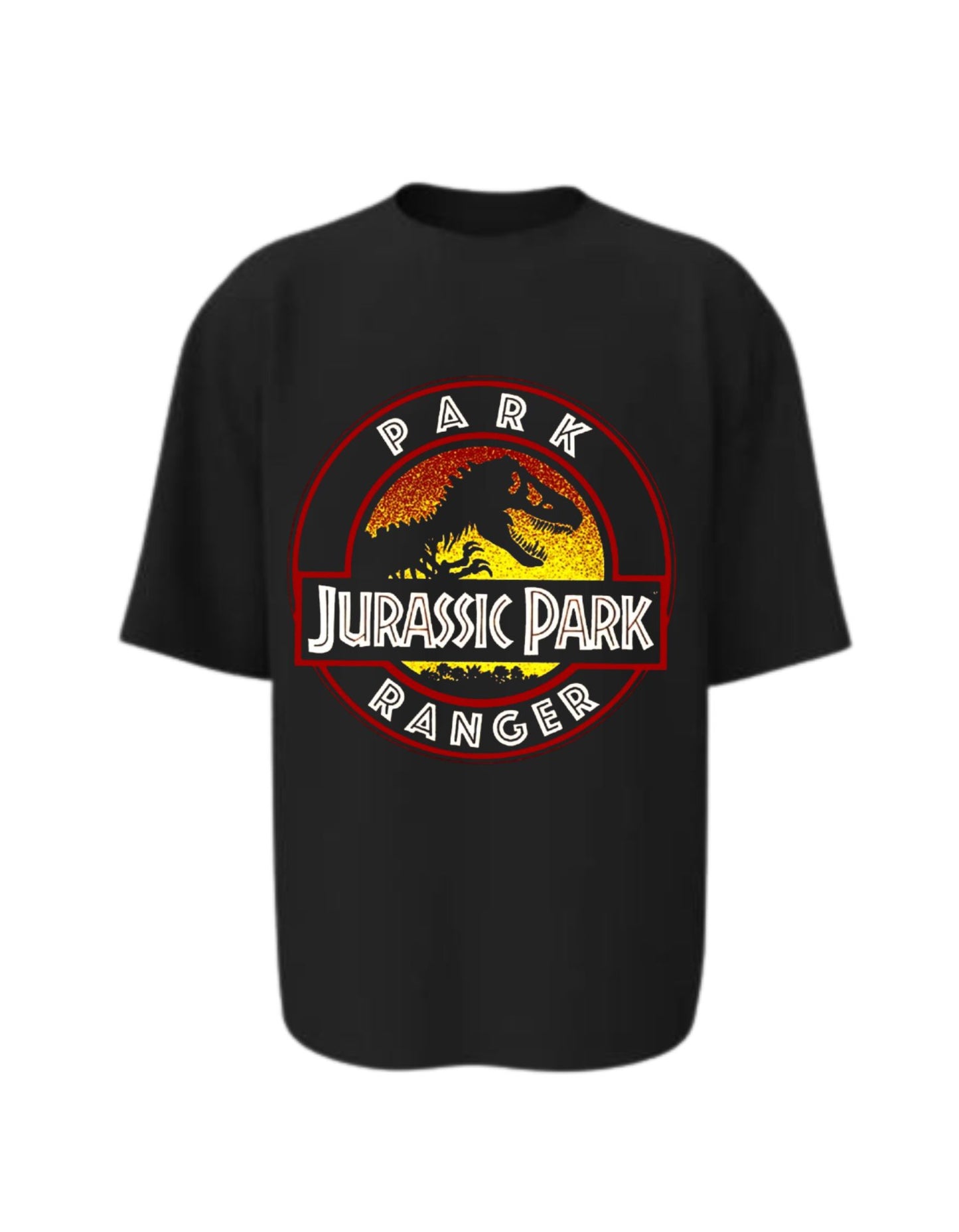 Camisa Manga Corta Oversize - Jurassic Park Ranger