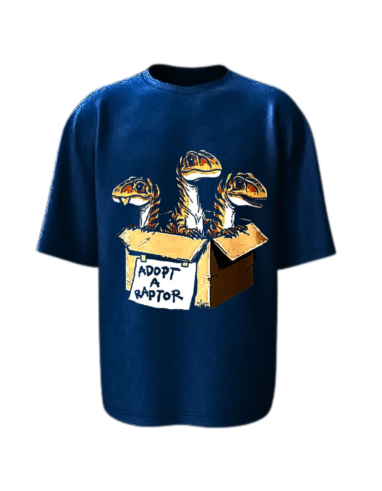 Camisa Manga Corta Oversize - Adopta Un Raptor
