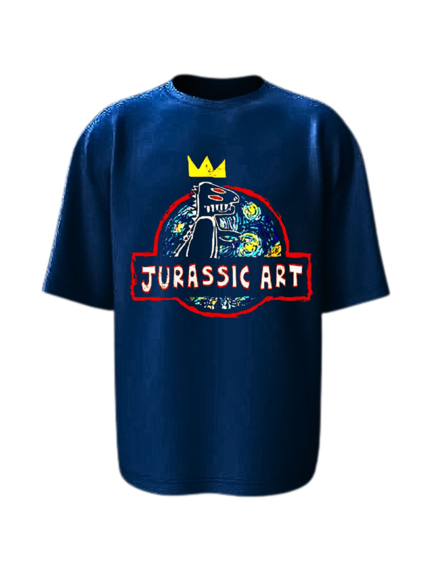 Camisa Manga Corta Oversize - Jurassic Art