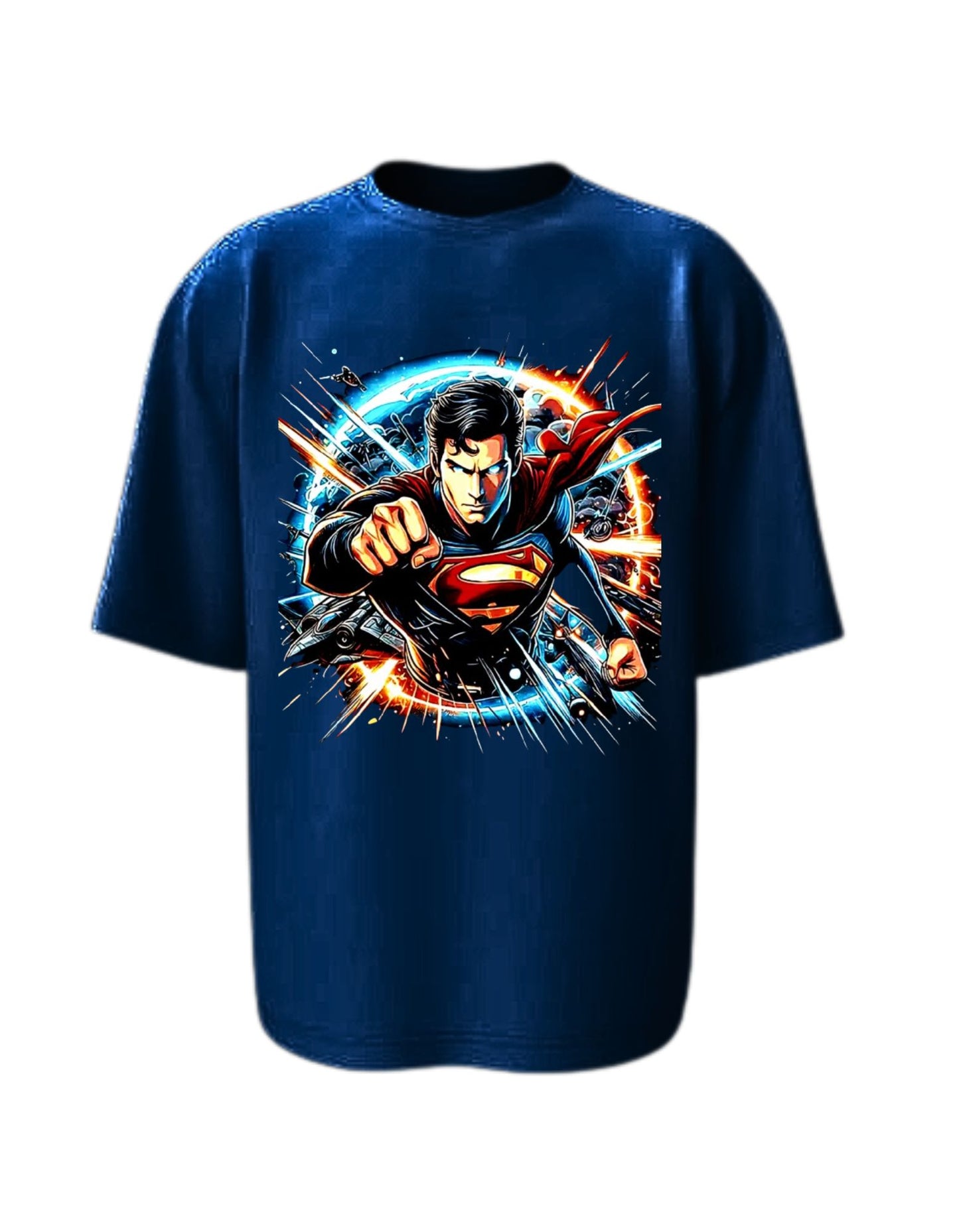 Camisa Manga Corta Oversize - Superman