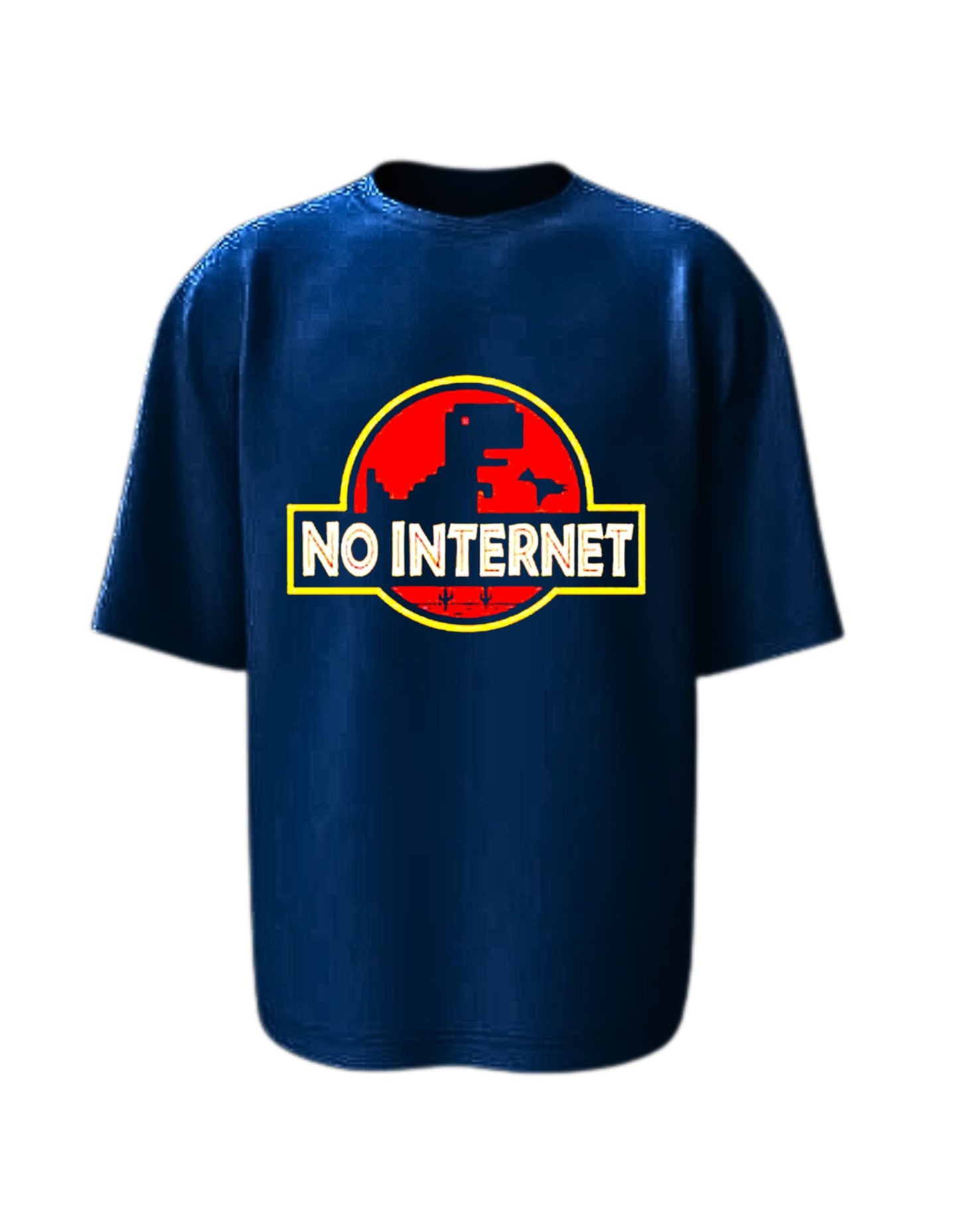 Camiseta Manga Corta Oversize - No Internet