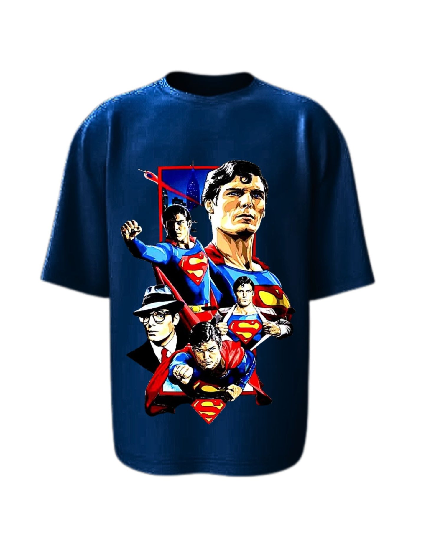 Camisa Manga Corta Oversize - The Best Superman