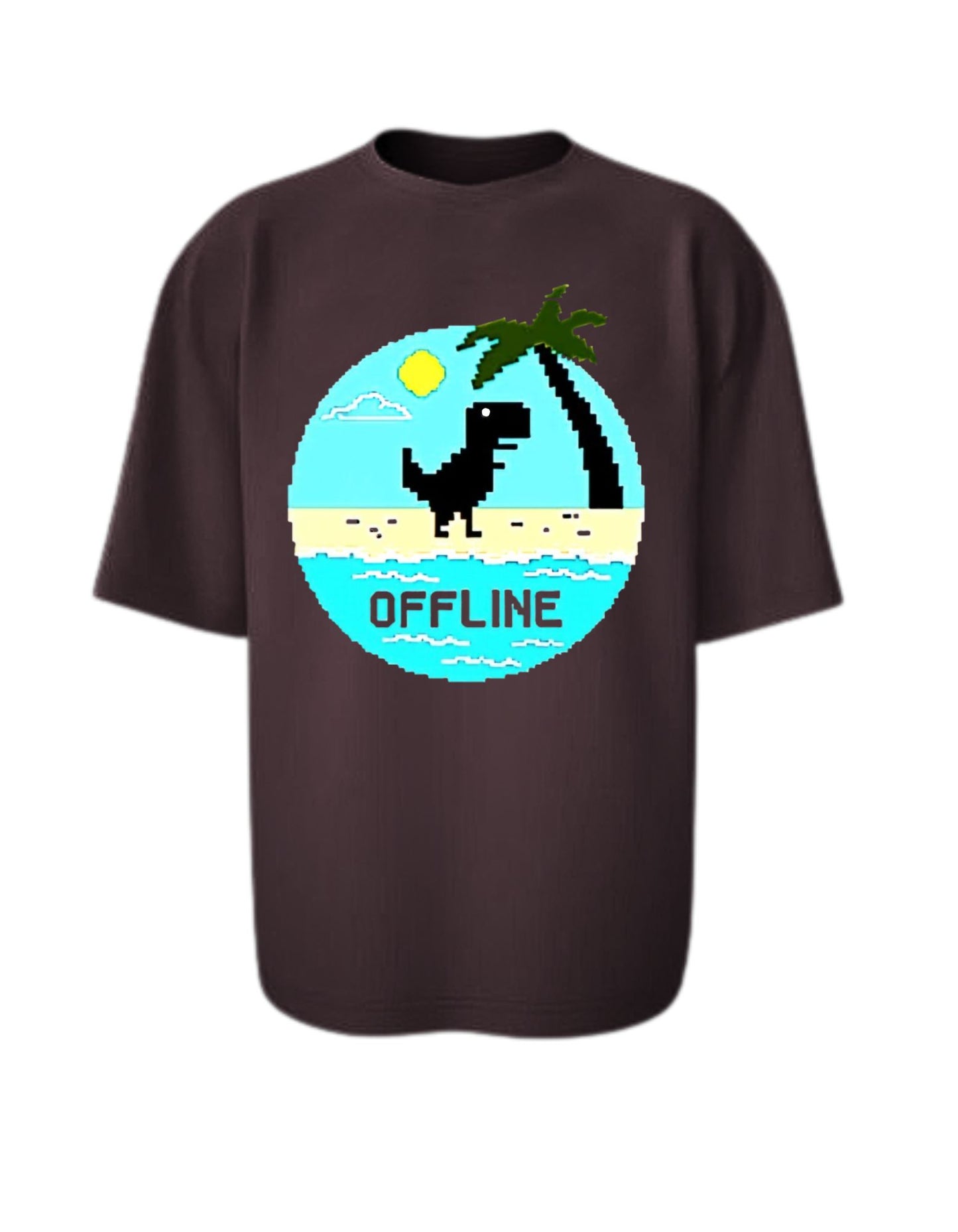 Camisa Manga Corta Oversize - Offline