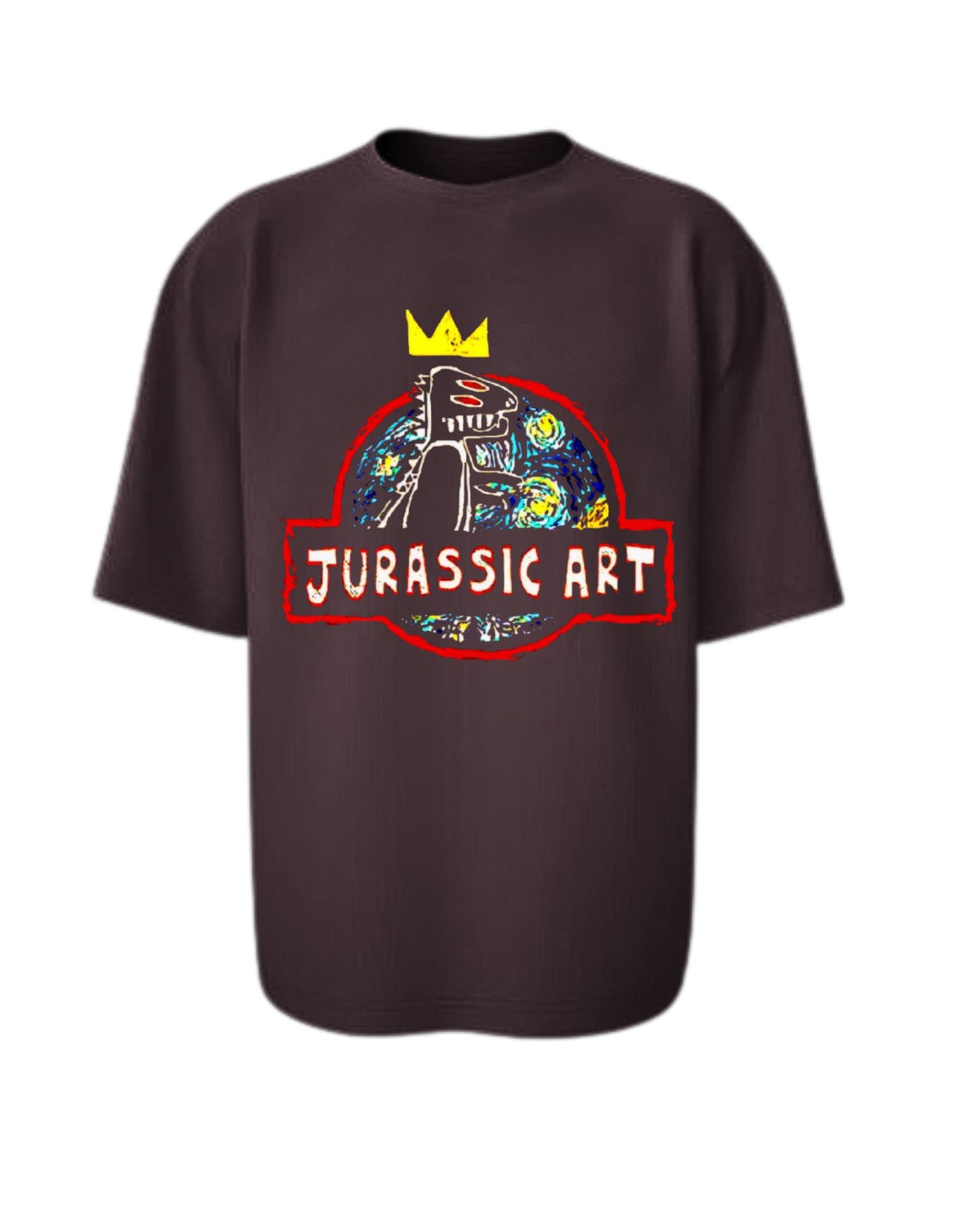Camisa Manga Corta Oversize - Jurassic Art