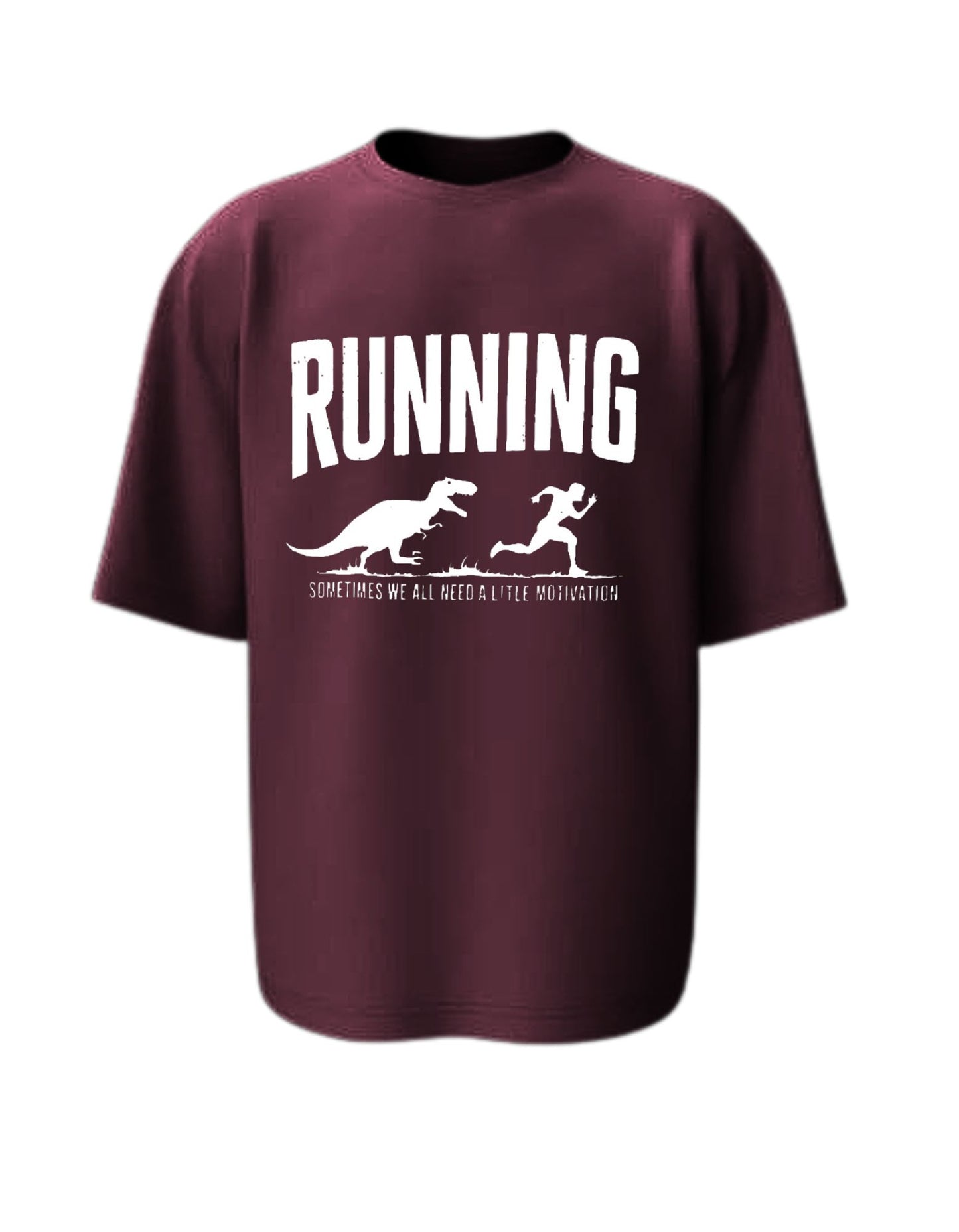 Camisa Manga Corta Oversize - Running More Motivation