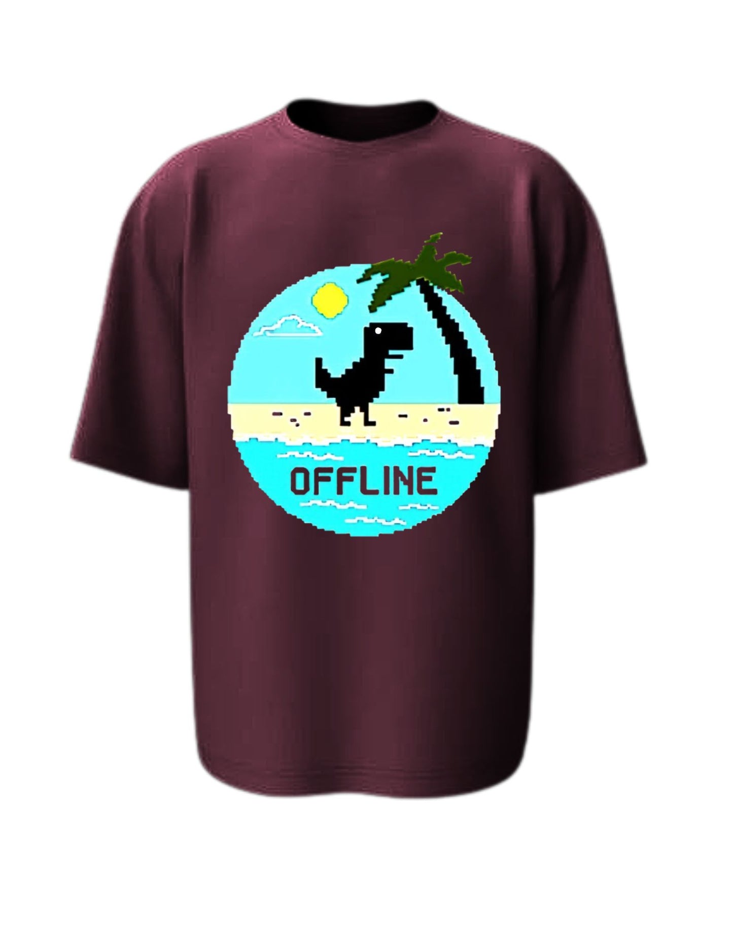 Camisa Manga Corta Oversize - Offline