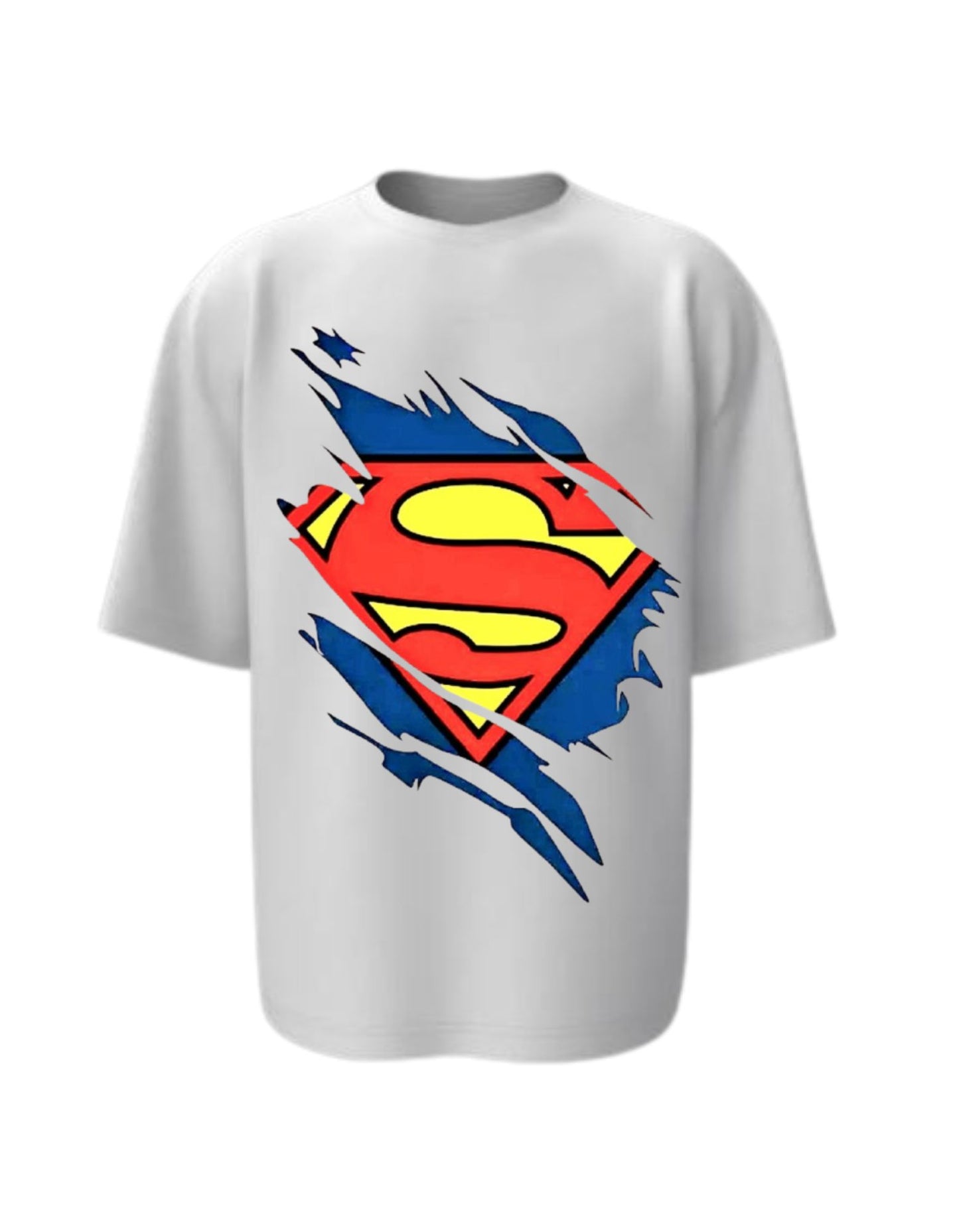Camisa Manga Corta Oversize - Superman Al Descubierto