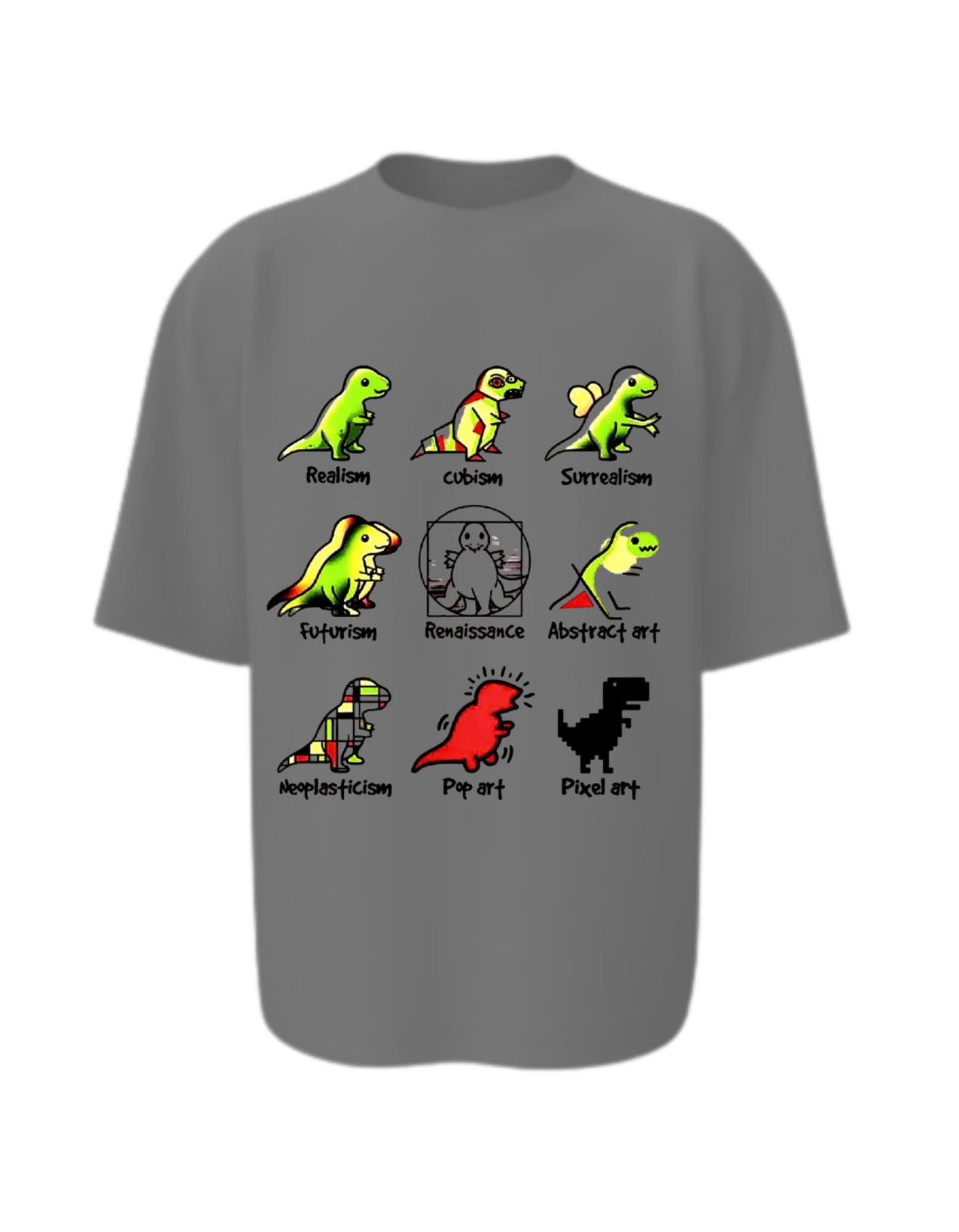 Camisa Manga Corta Oversize - Puro Arte