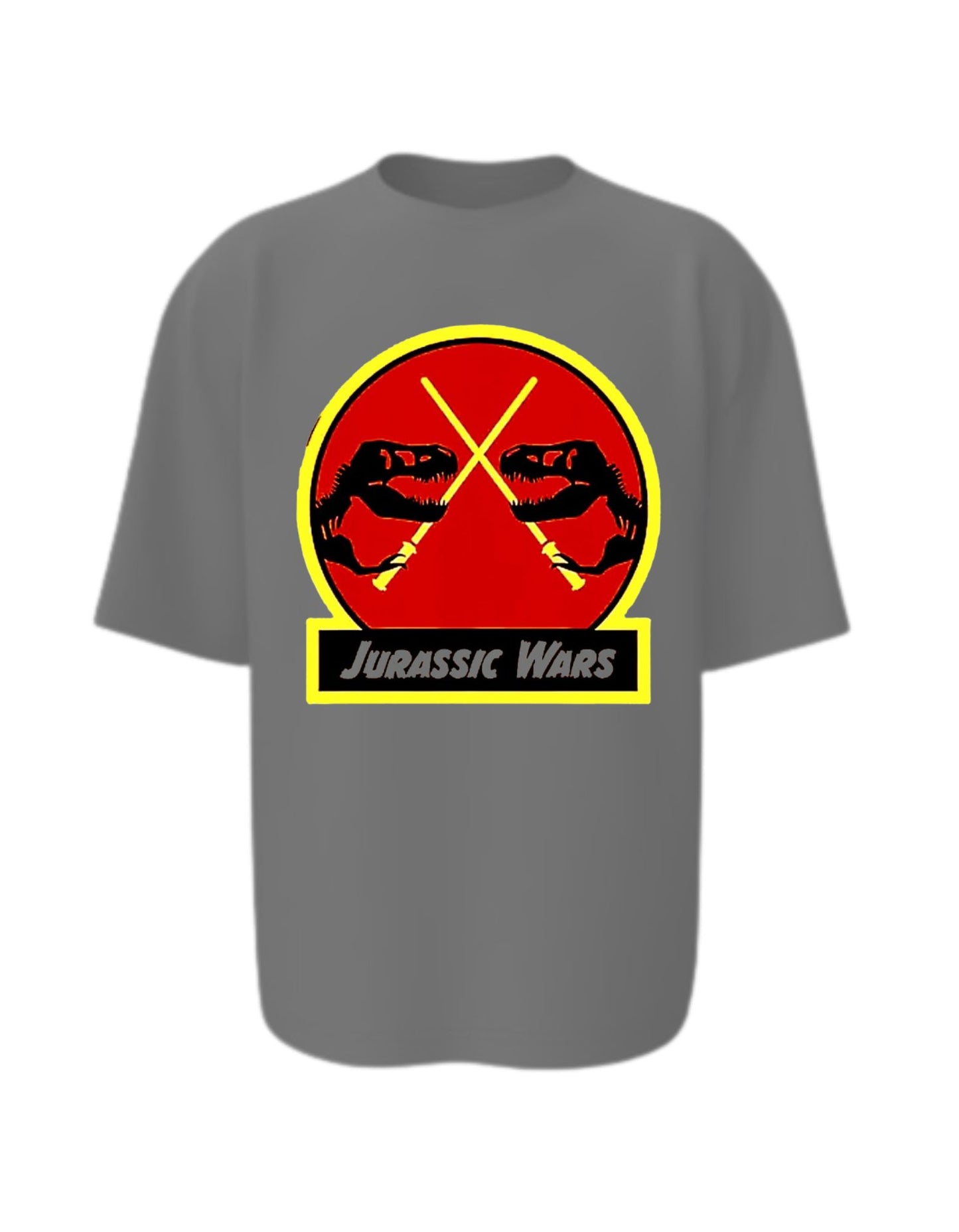 Camisa Manga Corta Oversize - Jurassic Wars