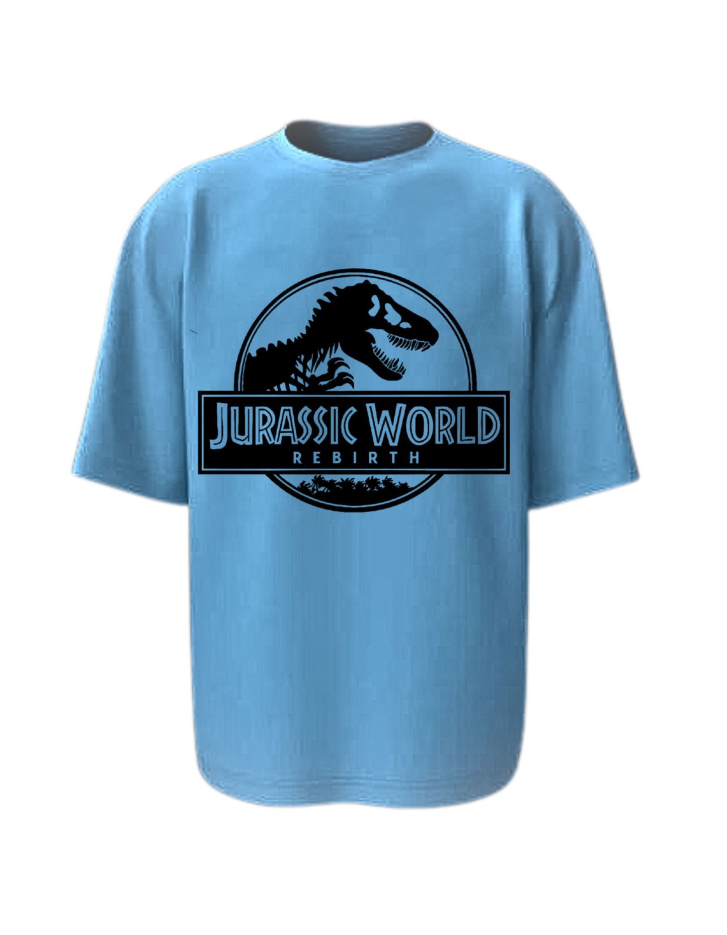 Camisa Manga Corta Oversize - Jurassic World Rebirth