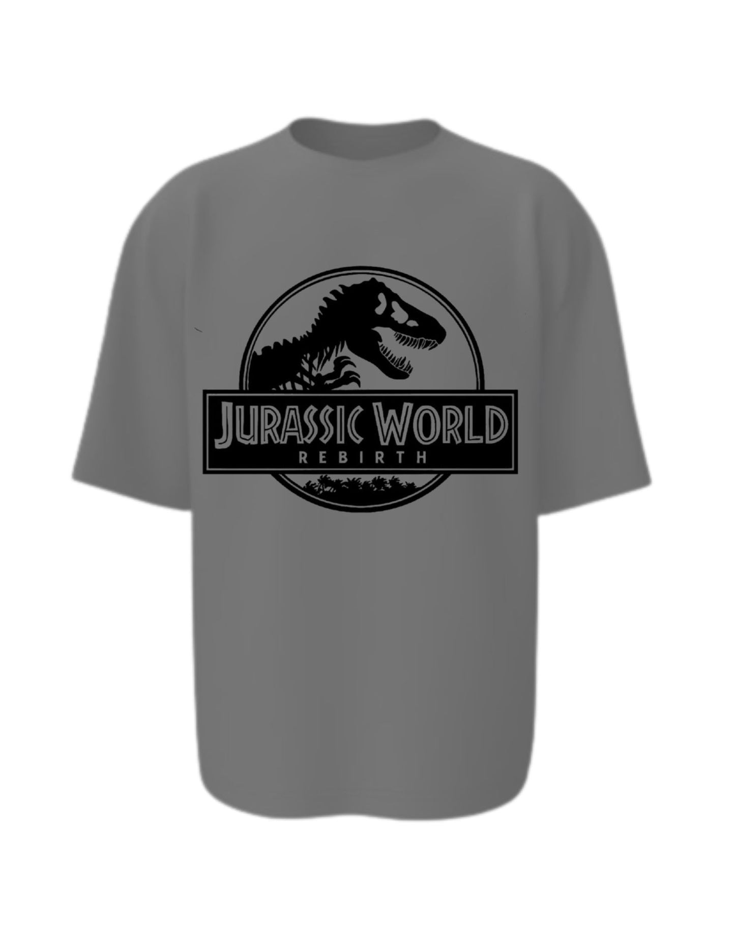 Camisa Manga Corta Oversize - Jurassic World Rebirth