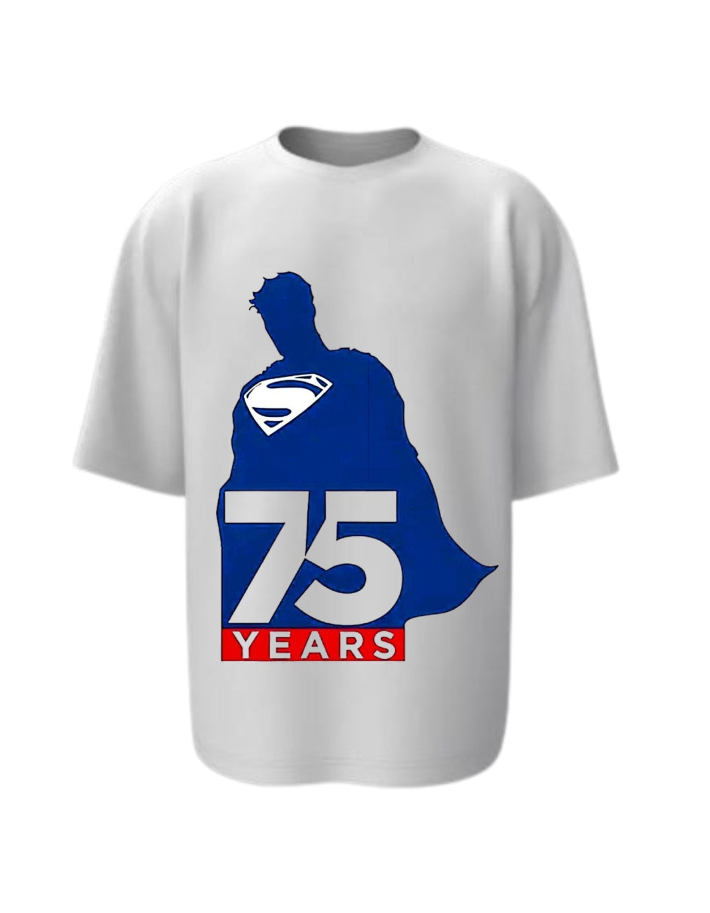 Camisa Manga Corta Oversize - 75 Años Con Superman