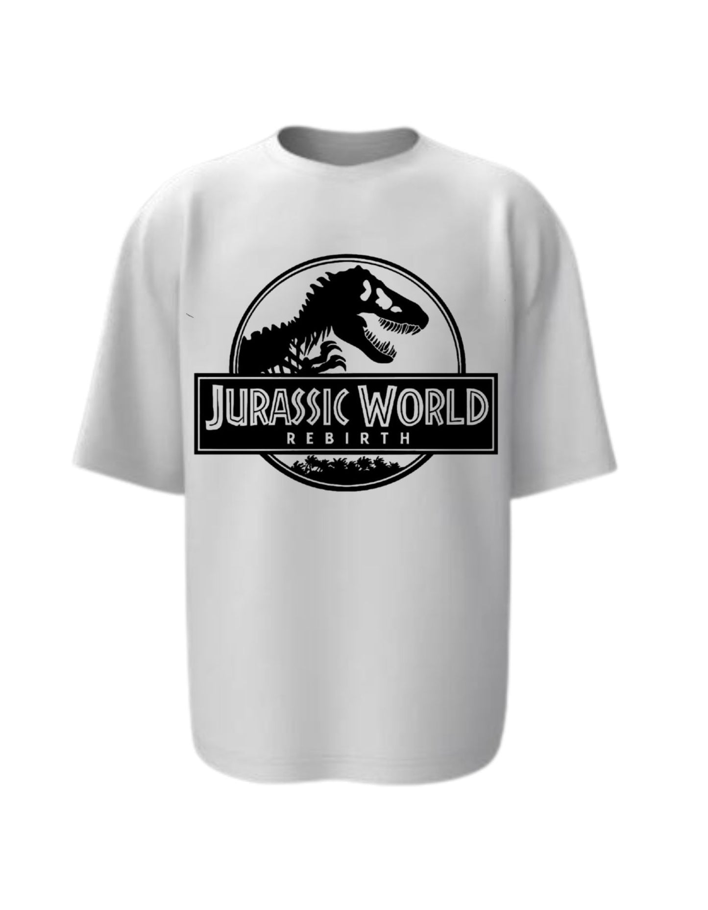 Camisa Manga Corta Oversize - Jurassic World Rebirth