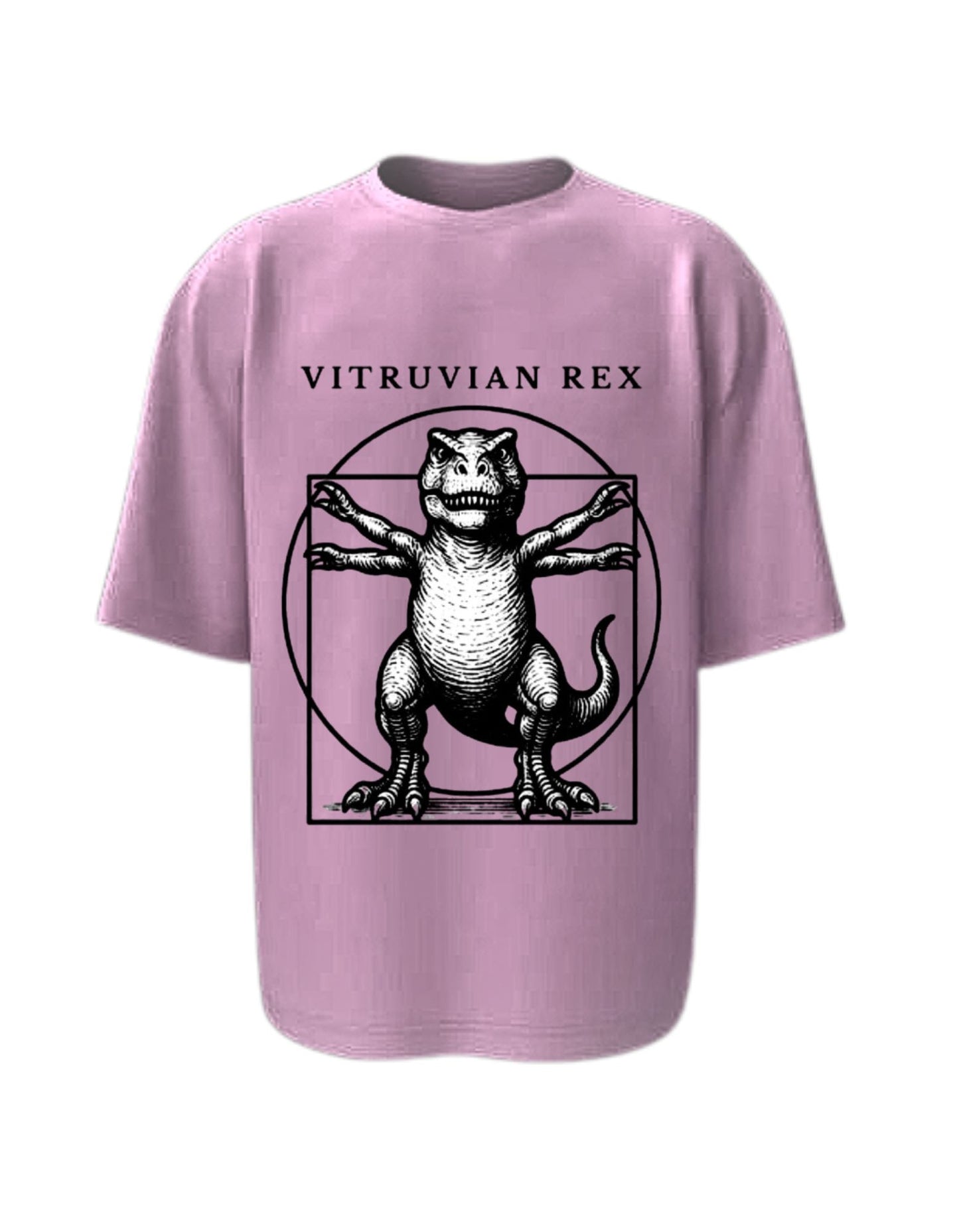 Camisa Manga Corta Oversize - Vitruvian Rex