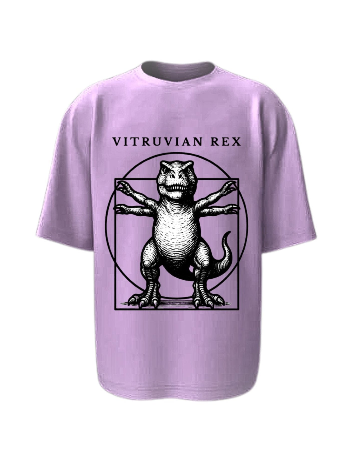 Camisa Manga Corta Oversize - Vitruvian Rex