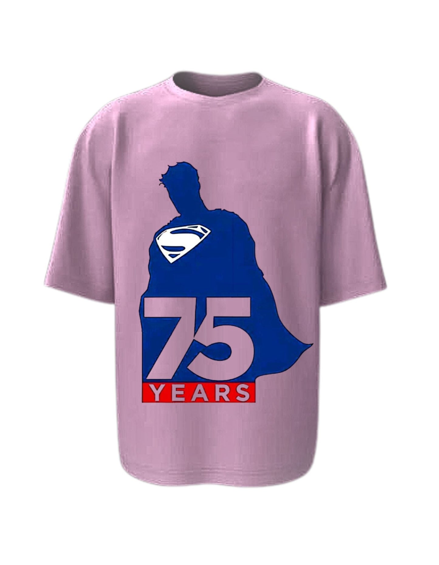 Camisa Manga Corta Oversize - 75 Años Con Superman