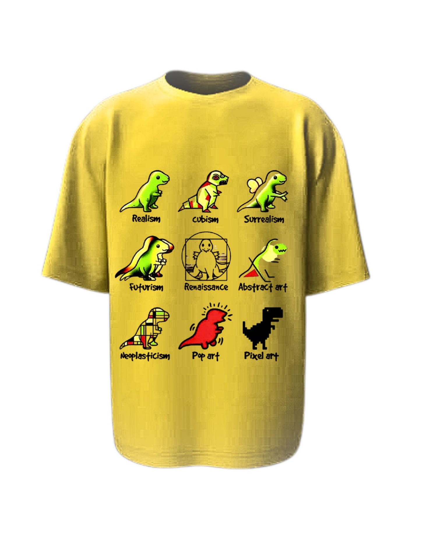 Camisa Manga Corta Oversize - Puro Arte