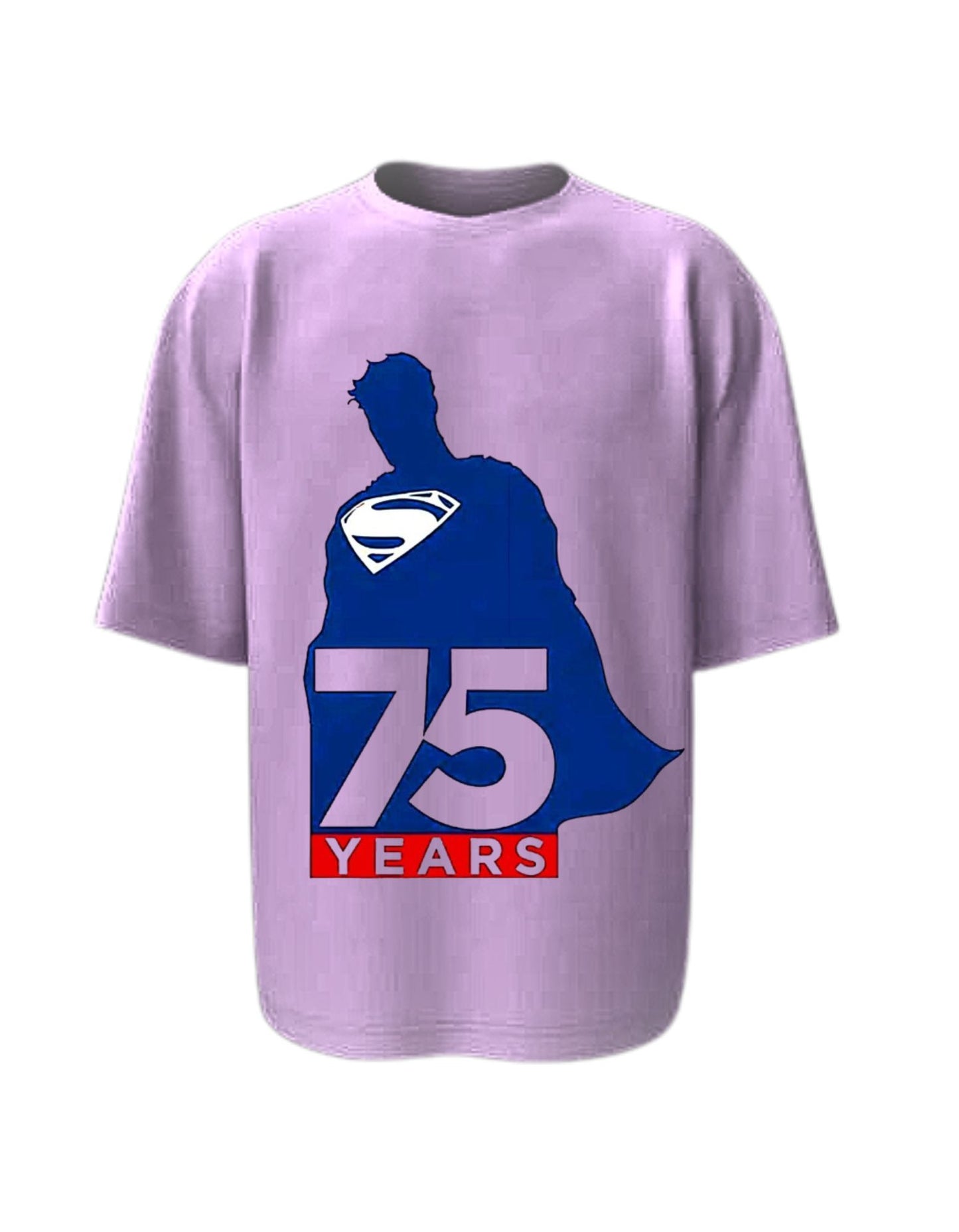 Camisa Manga Corta Oversize - 75 Años Con Superman