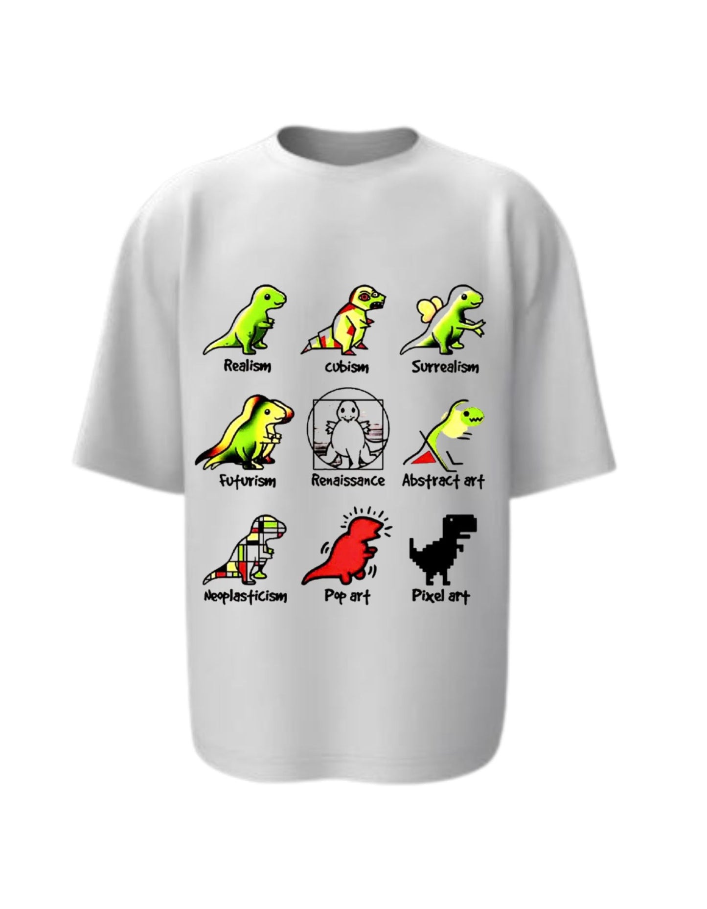 Camisa Manga Corta Oversize - Puro Arte