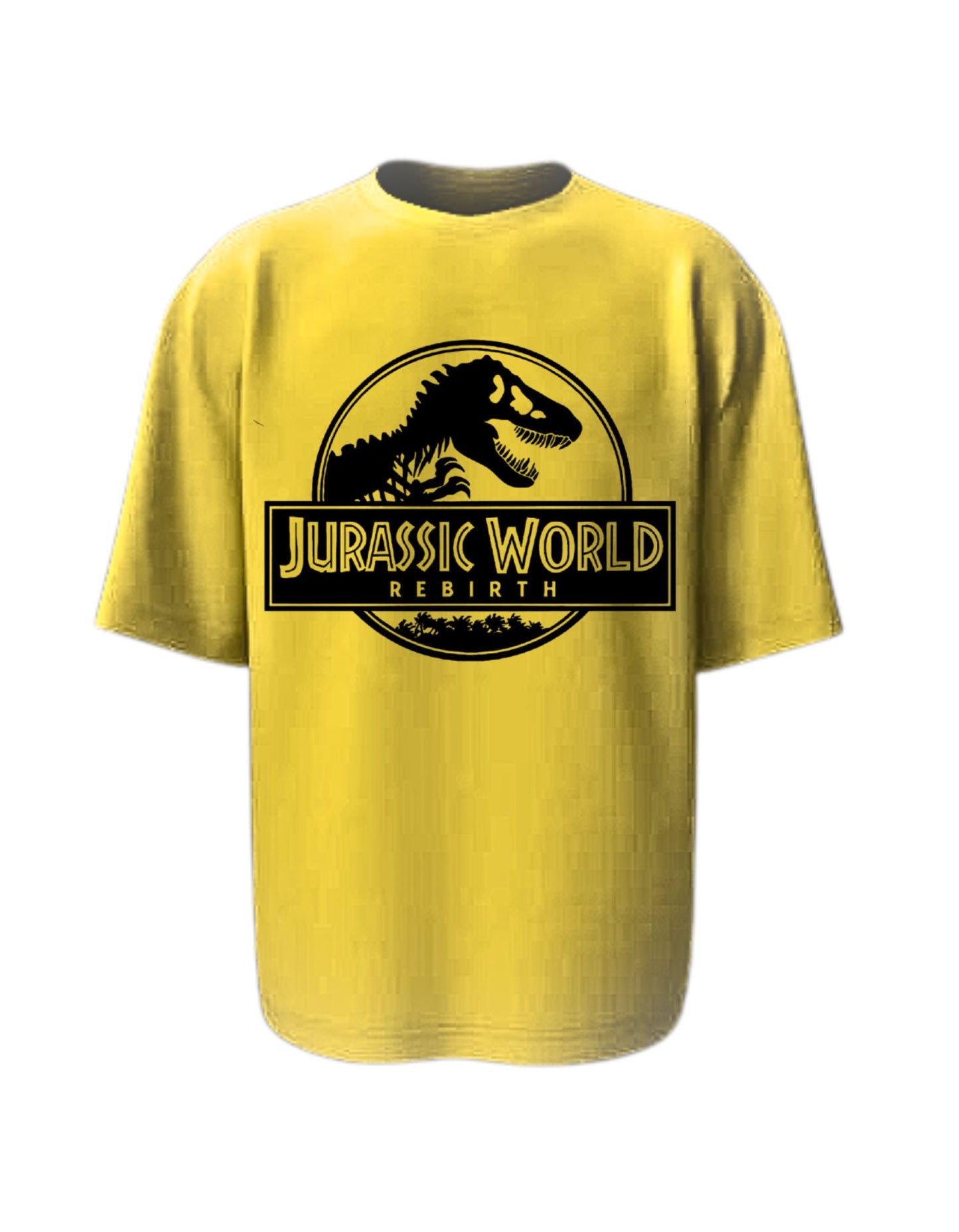 Camisa Manga Corta Oversize - Jurassic World Rebirth