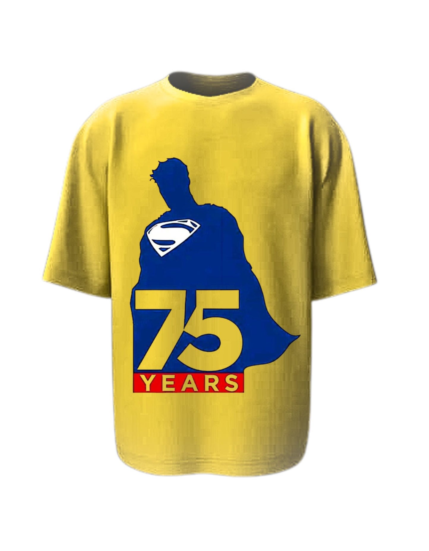 Camisa Manga Corta Oversize - 75 Años Con Superman