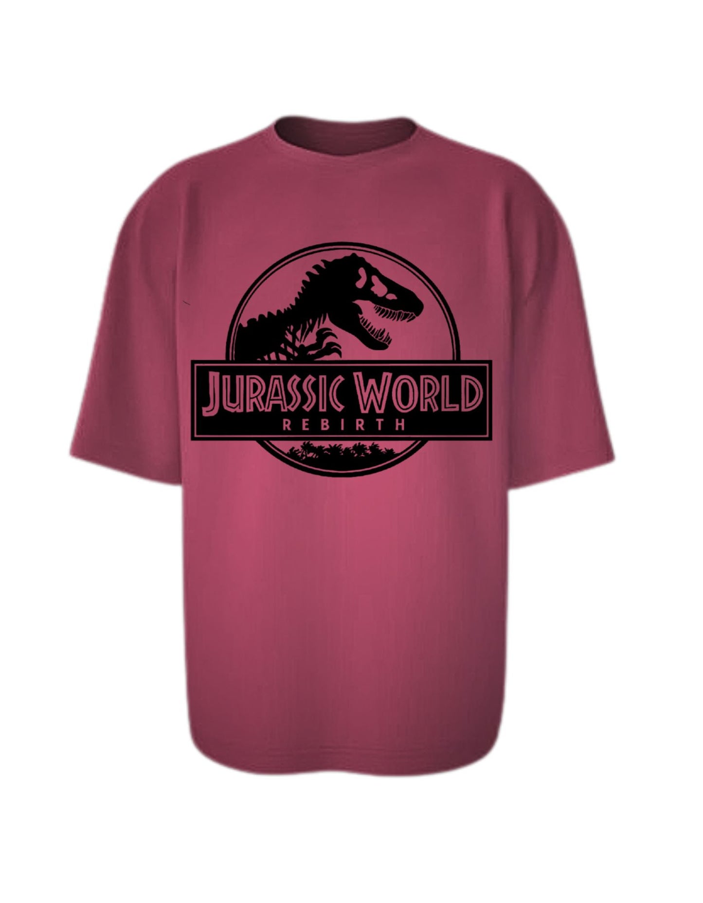 Camisa Manga Corta Oversize - Jurassic World Rebirth